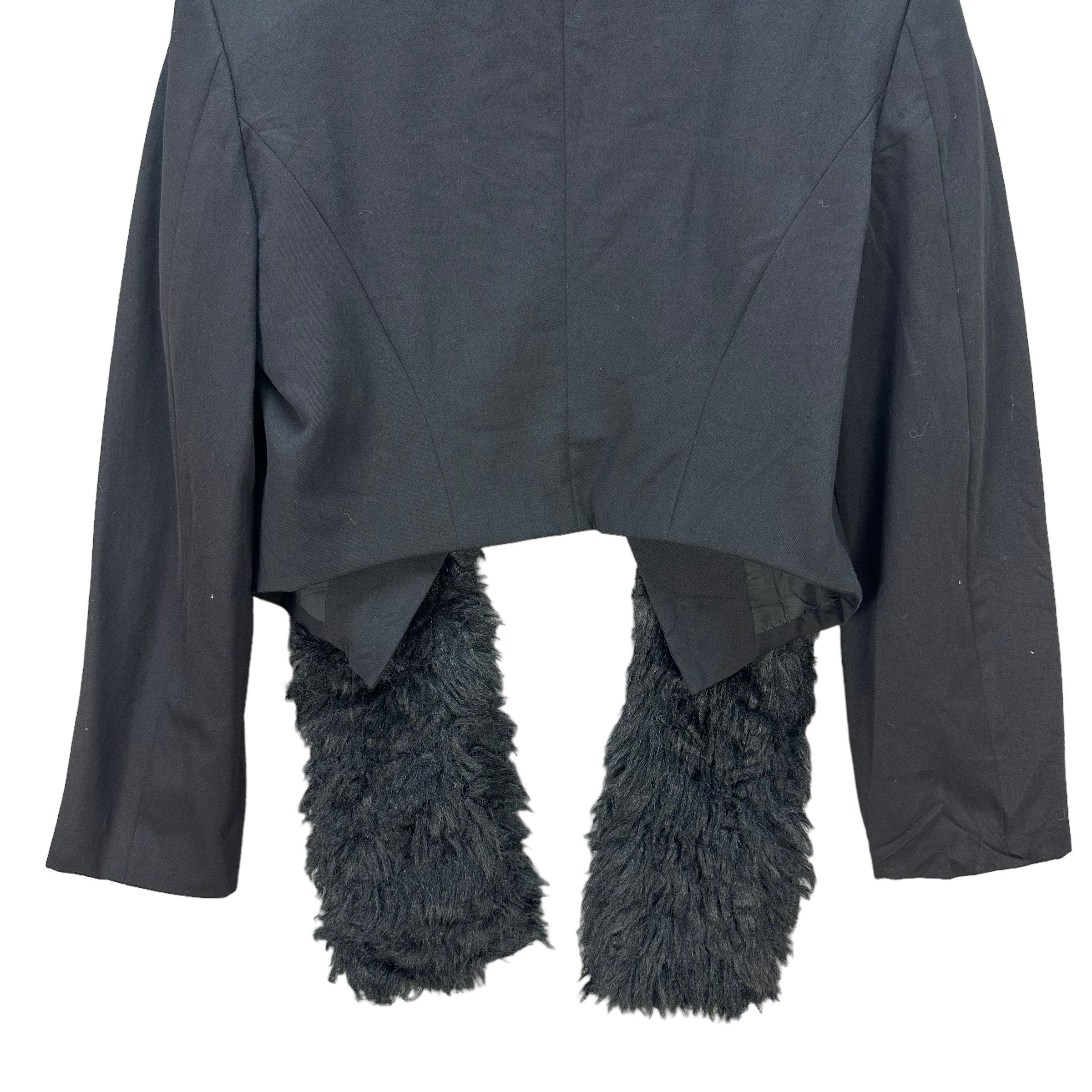 Comme des Garcons Vintage COMME DES GARCONS AD1989 SCARF JACKET WOOL #7696-165 Size S / US 4 / IT 40 - 14 Thumbnail