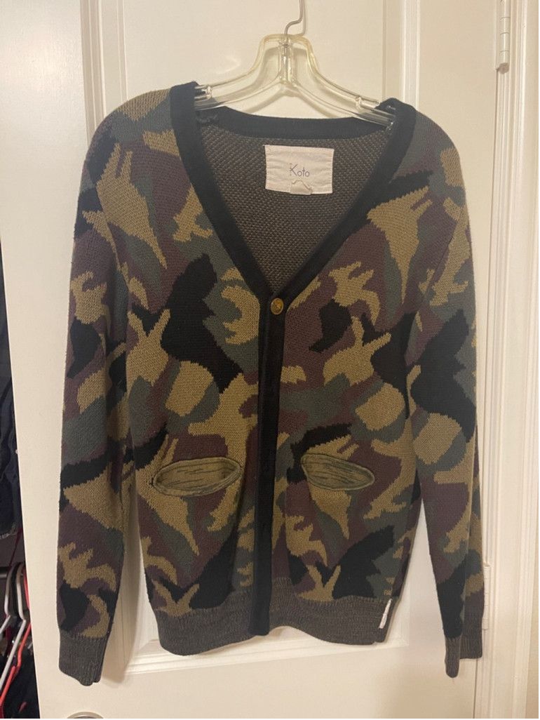 Koto Men’s Camouflage Cardigan sz-XS Size US XS / EU 42 / 0 - 1 Thumbnail