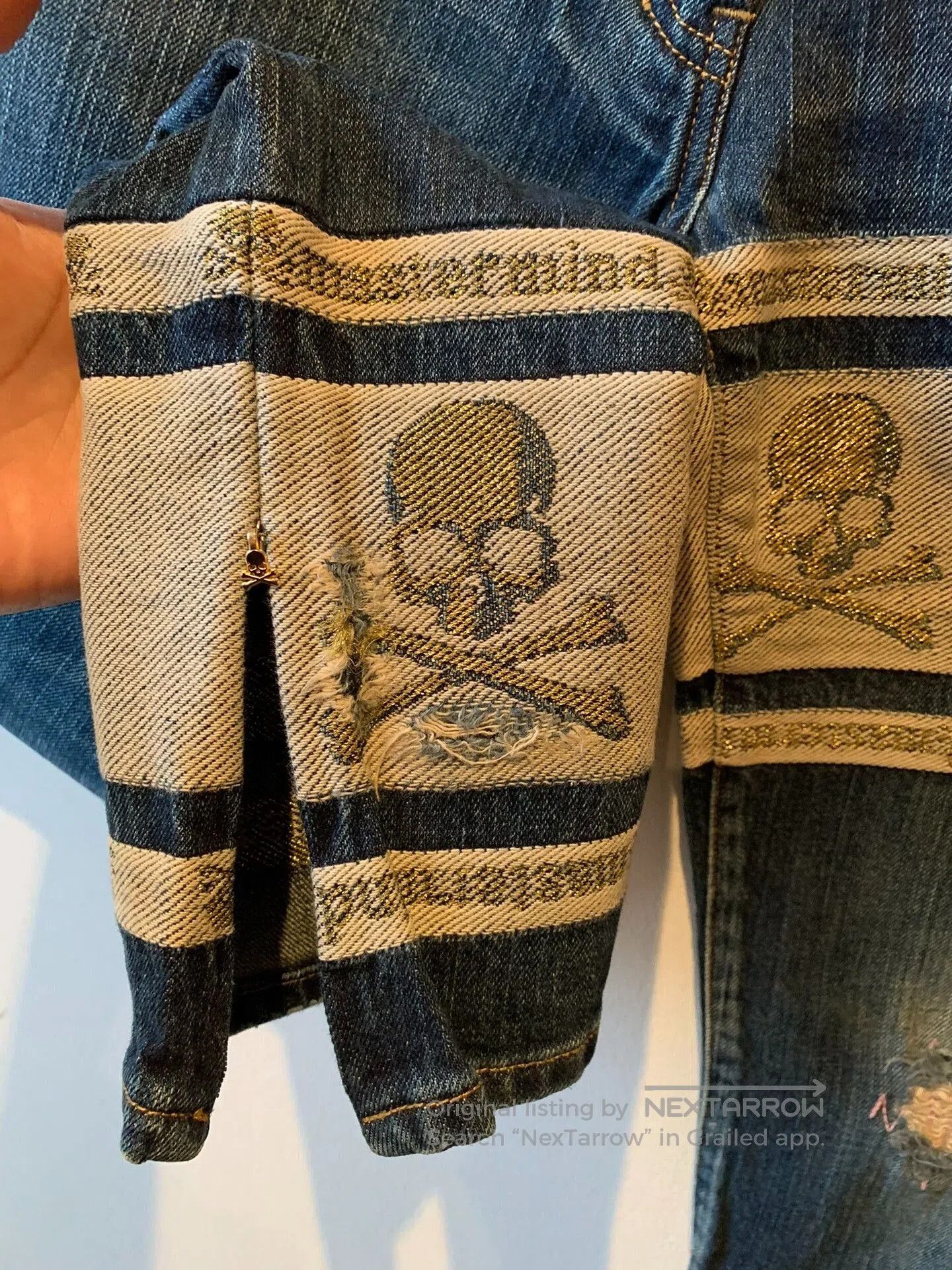Other Mastermind Japan Blue Denim Jeans. Size 25" / US 0 / IT 36 - 6 Thumbnail