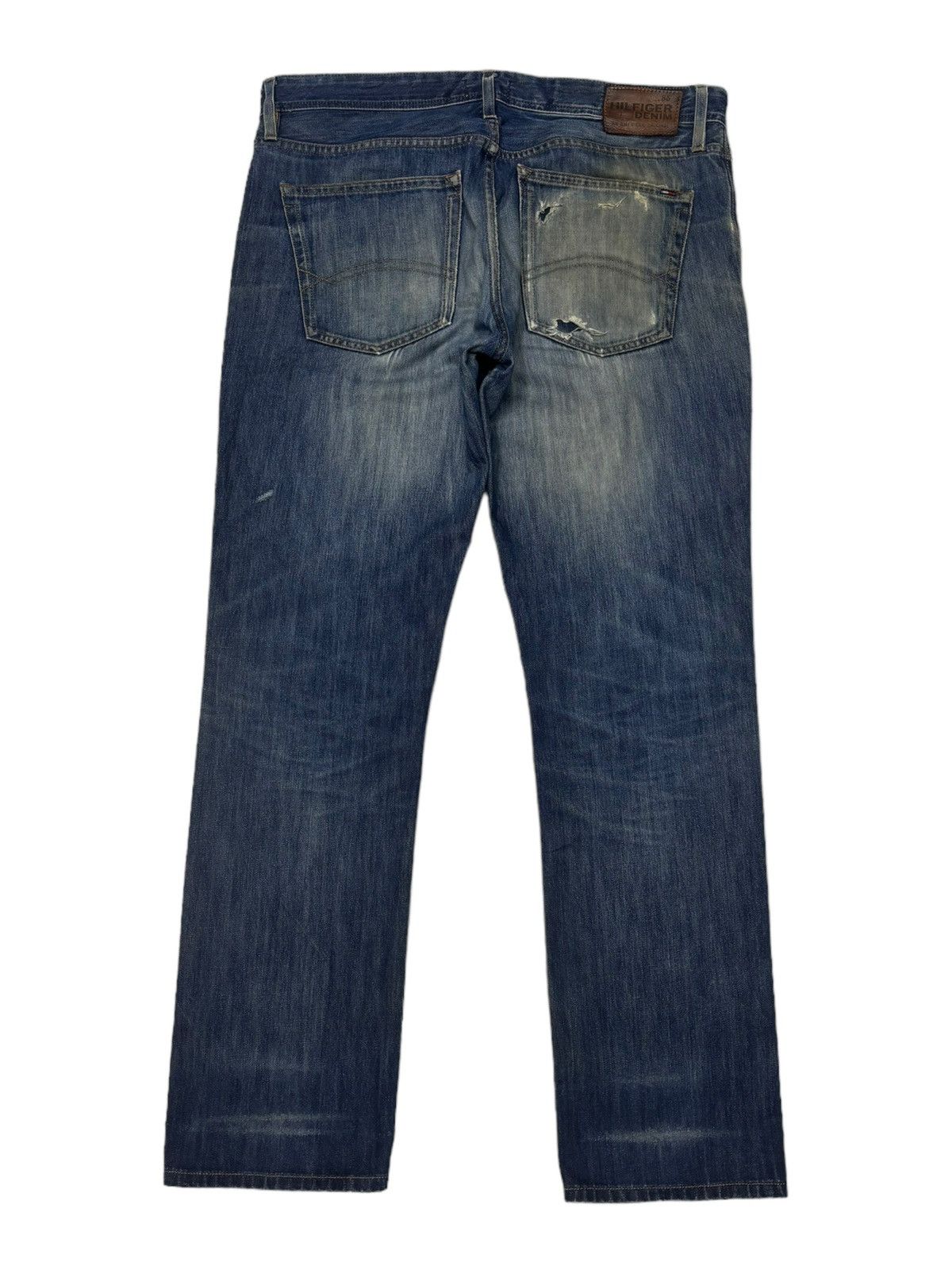 Tommy Hilfiger VINTAGE TOMMY HILFIGER RUSTY DISTRESS DENIM JEANS Size US 38 / EU 54 - 4 Thumbnail