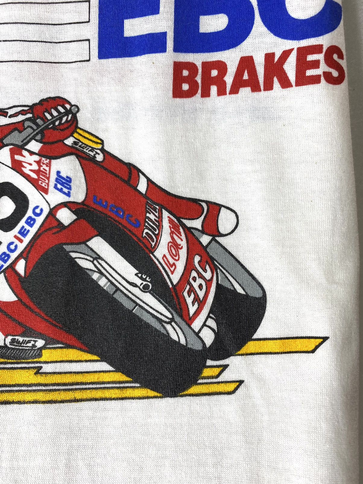 Honda Rare! Vintage 1980s Dunlop Honda Racing T Shirt World Racing Size US M / EU 48-50 / 2 - 7 Thumbnail