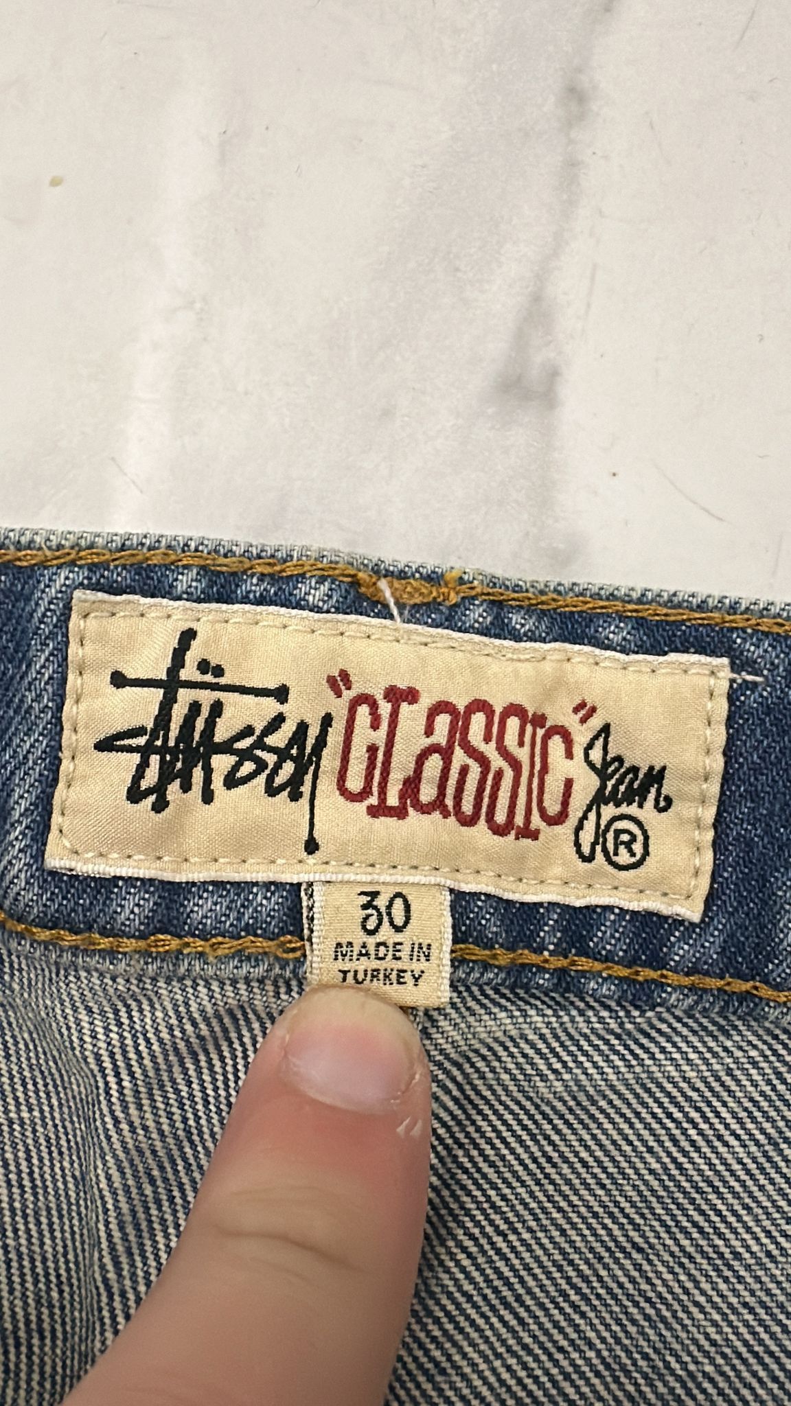 Stussy Stussy Classic Jean Size 30 Blue Size US 30 / EU 46 - 9 Thumbnail