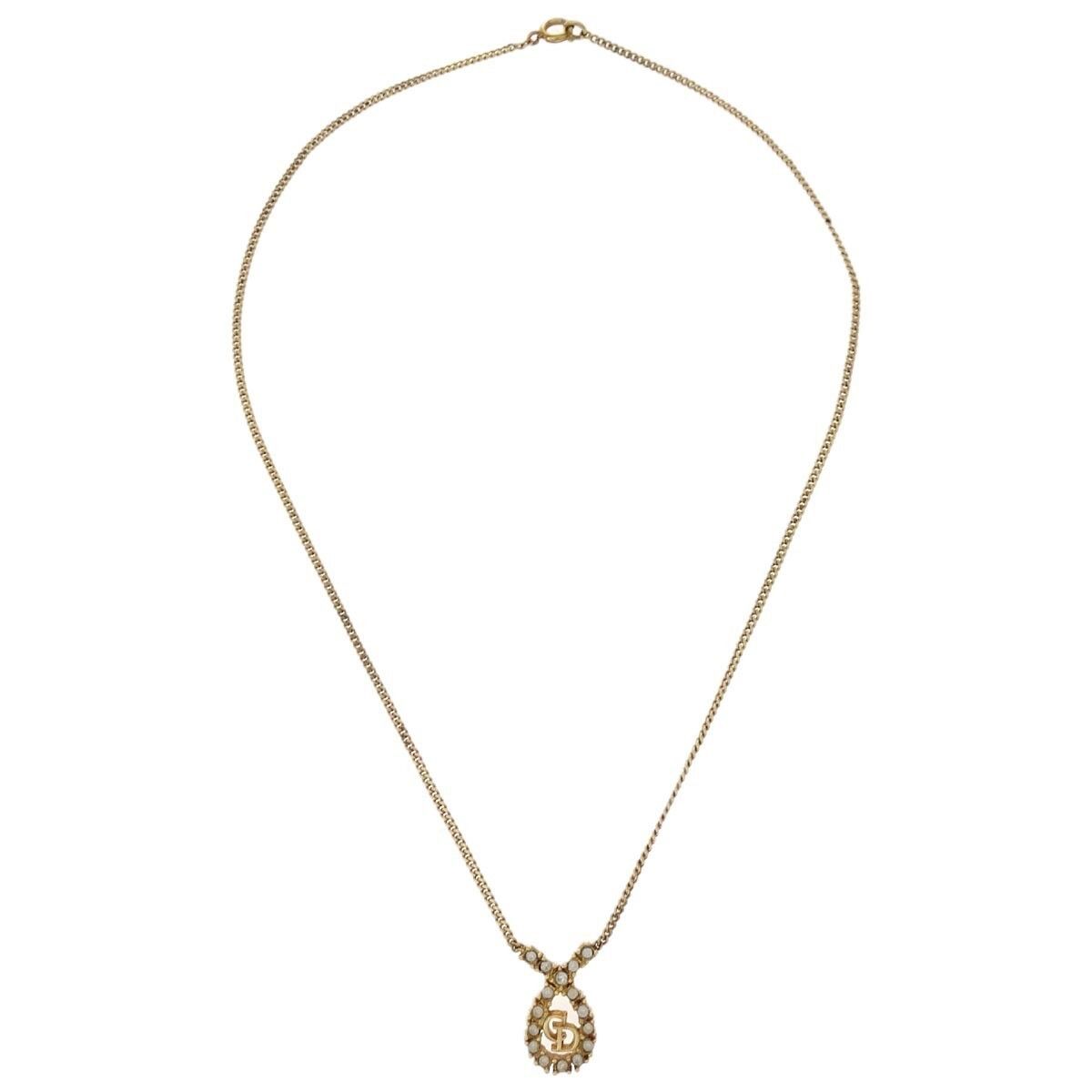 Dior Christian Dior CD Logo necklace Metal Size ONE SIZE - 1 Thumbnail