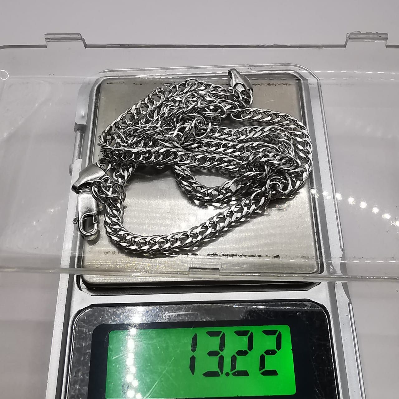 Sterling Silver Vintage Chain Necklece,925 Sterling Silver,Signed , 13,22g Size ONE SIZE - 5 Thumbnail