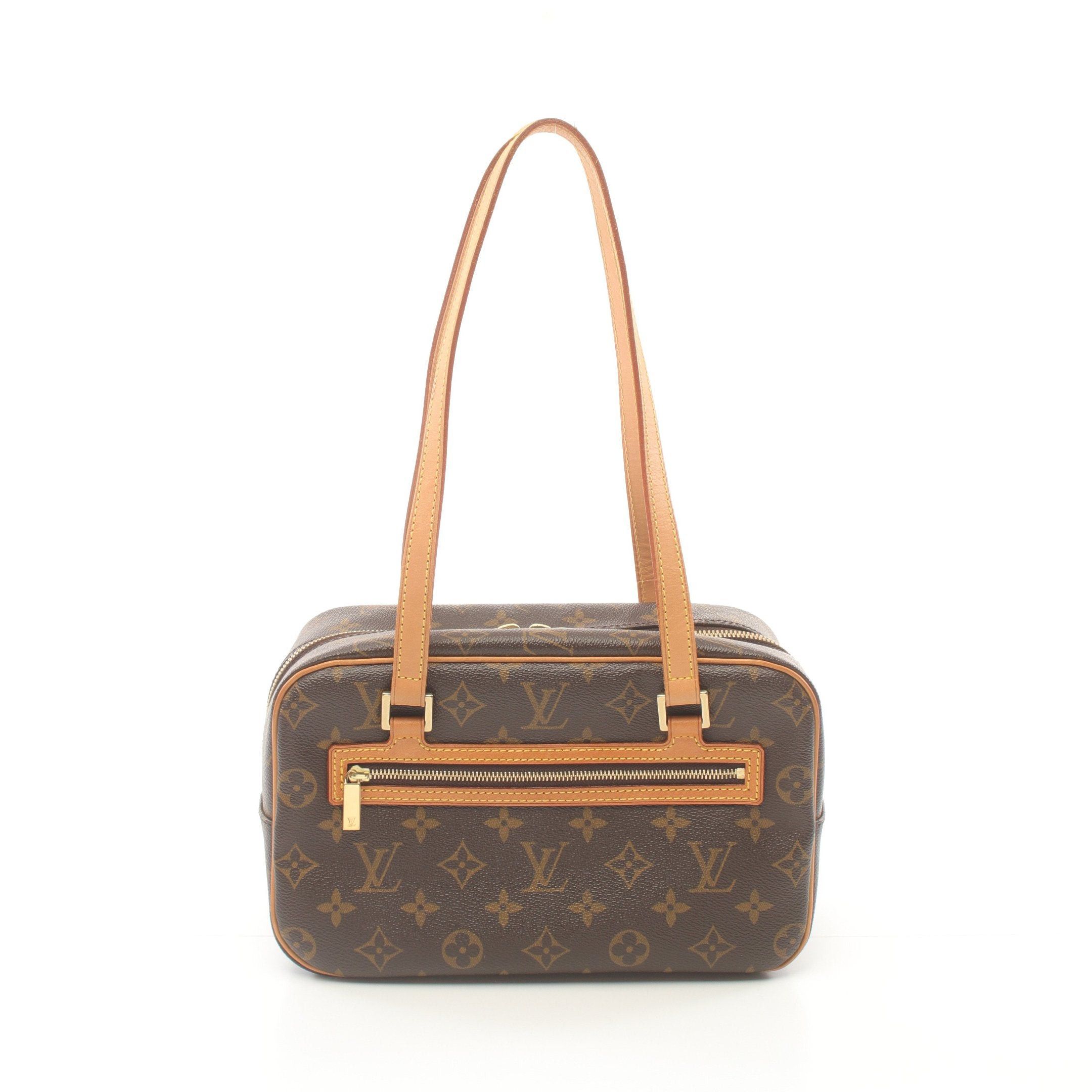 Louis Vuitton Louis Vuitton Cite Mm Monogram Shoulder Bag Leather Brown Size ONE SIZE - 1 Thumbnail