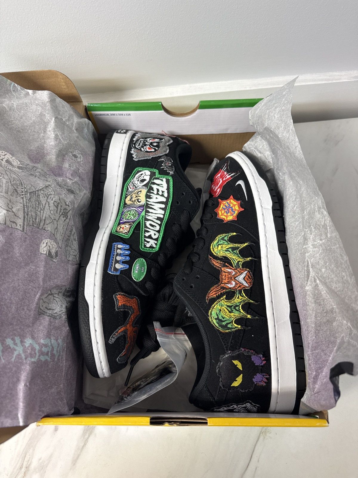 Neckface × Nike Nike SB Dunk LOW Pro QS Size US 9.5 / EU 42-43 - 8 Thumbnail