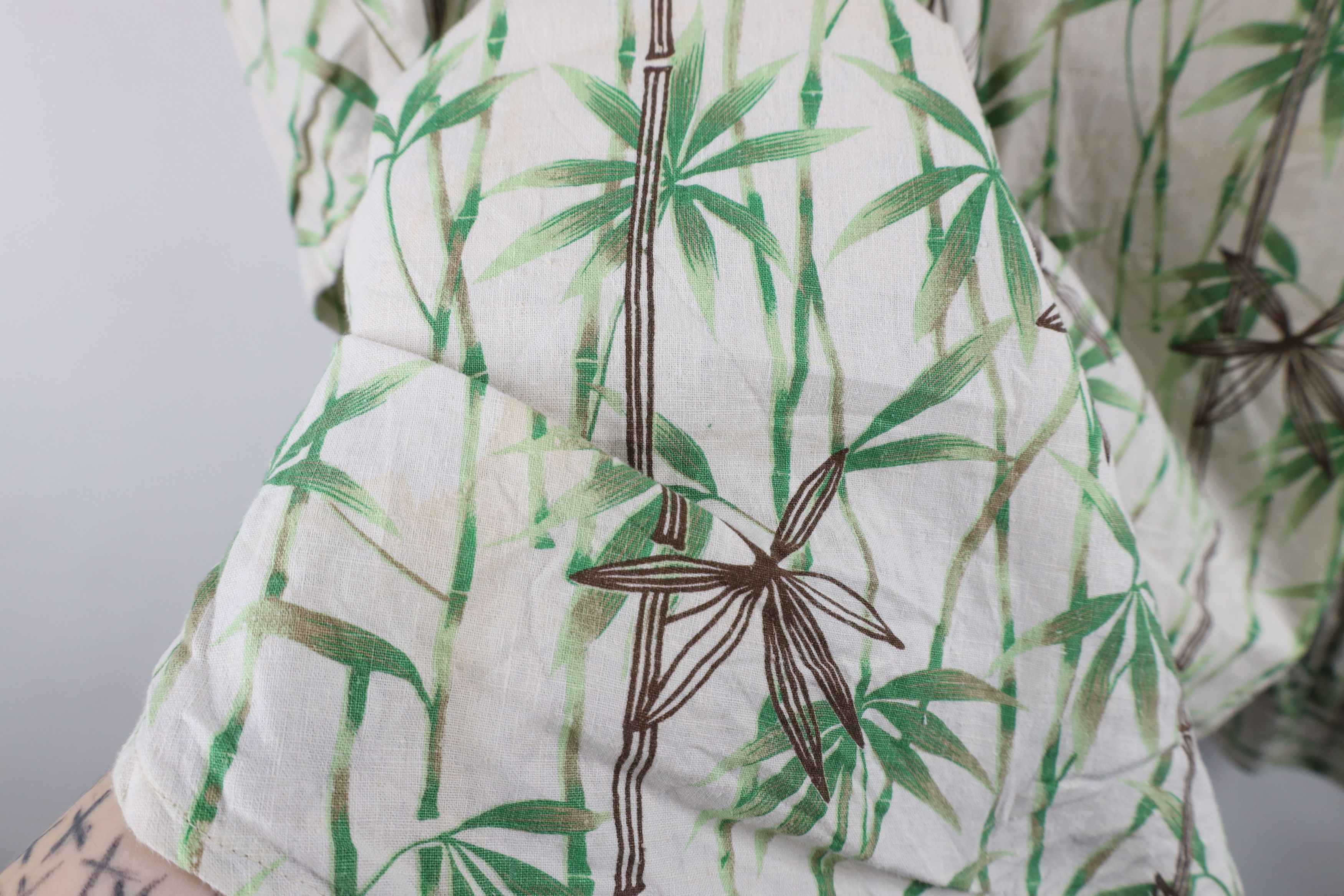 Vintage Vintage 90s Streetwear Hemp Blend Collared Button Shirt USA Size US XL / EU 56 / 4 - 10 Thumbnail
