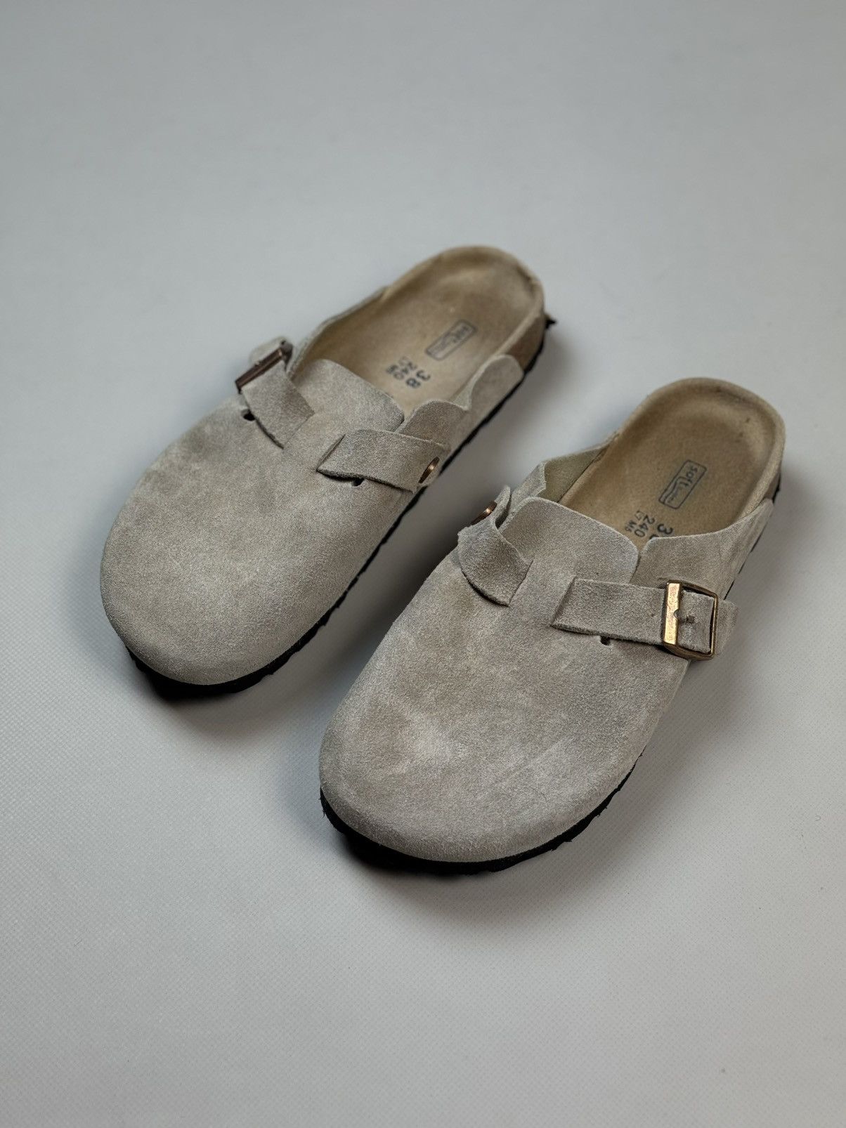 Birkenstock Birkenstock Boston Ladies Suede Clogs Sabo Shoes Flats Size US 7 / IT 37 - 8 Thumbnail