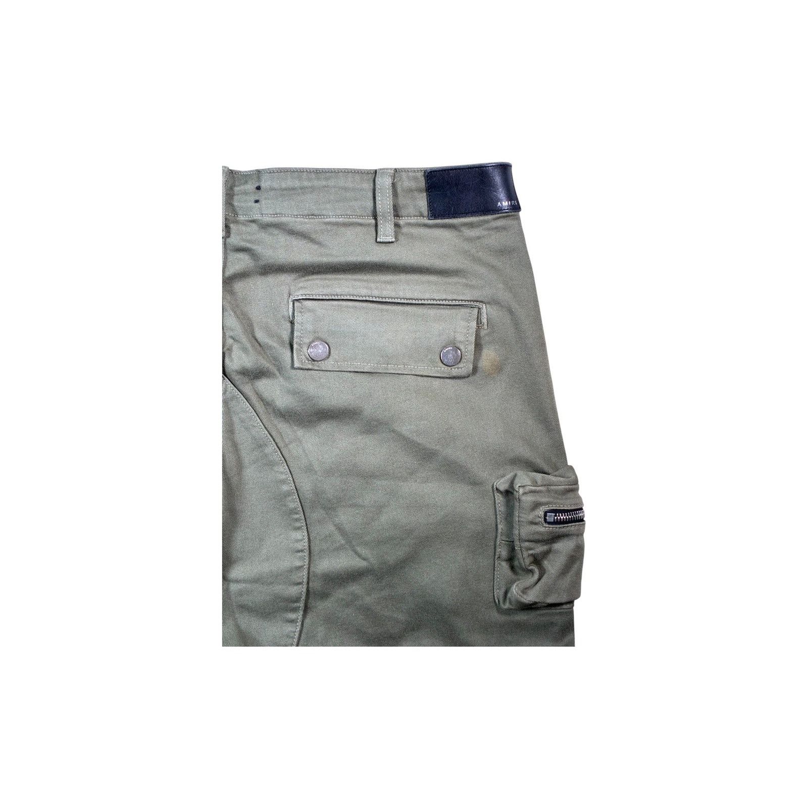 Amiri Amiri Olive Cargo Pants Size 34" / US 12 / IT 48 - 3 Thumbnail