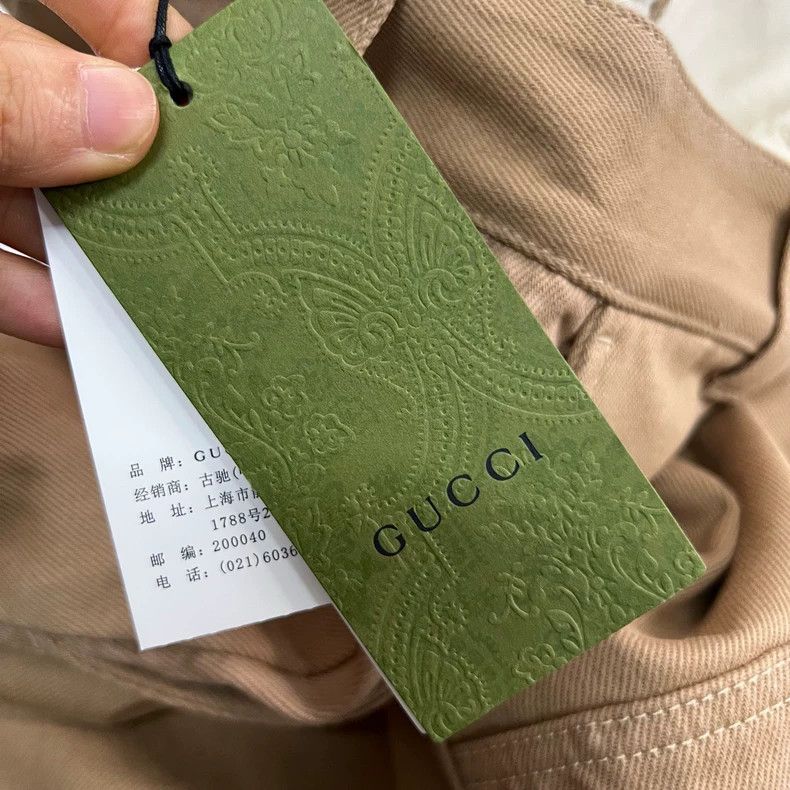 Gucci Gucci Khaki GG embossed jeans 2503-Nextarrow Size US 28 / EU 44 - 4 Thumbnail