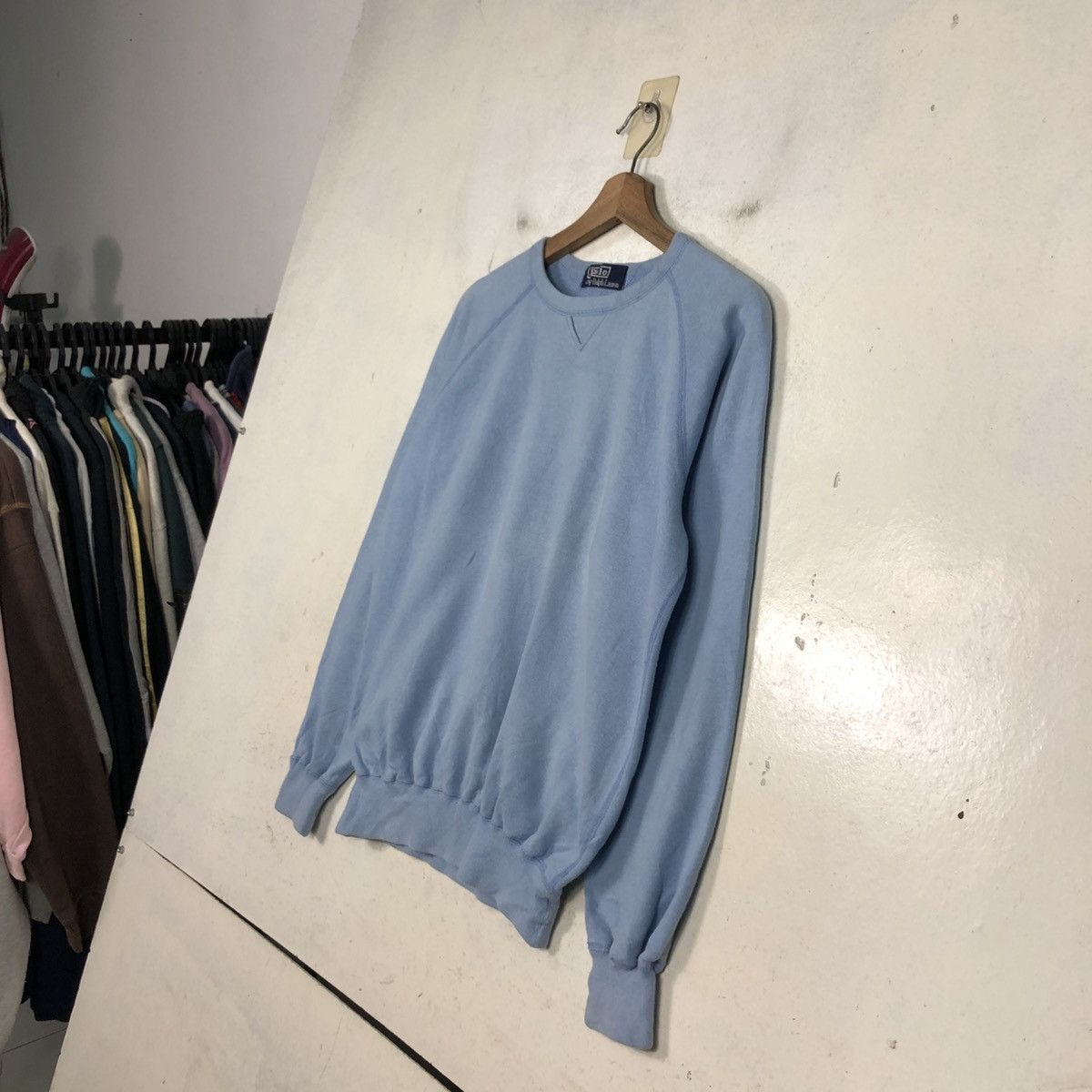 Polo Ralph Lauren 📌Vintage Sweatshirt Crewneck Polo Ralph Lauren Baby Blue Size US M / EU 48-50 / 2 - 4 Thumbnail