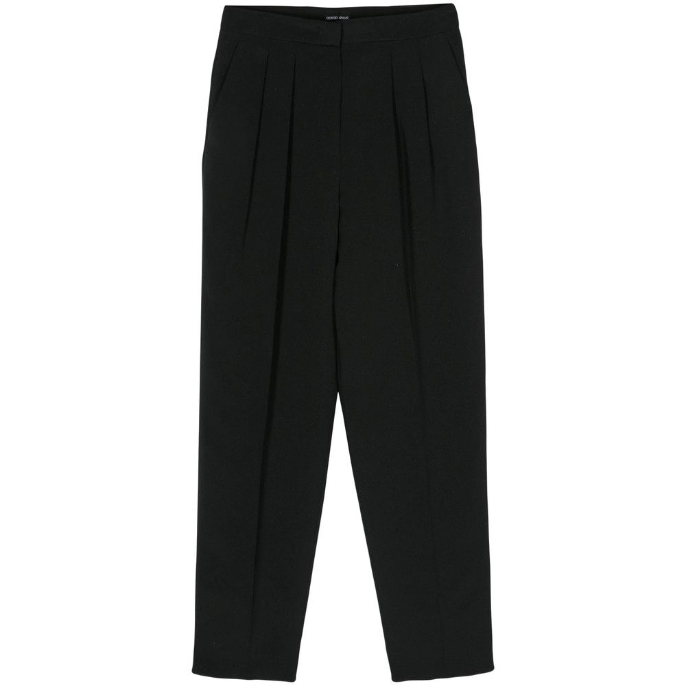 Giorgio Armani Giorgio Armani BLACK Trousers - Tapered Trousers Size 28" / US 6 / IT 42 - 1 Thumbnail