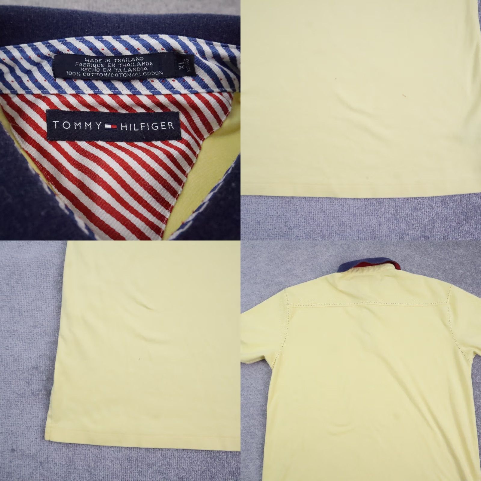 Tommy Hilfiger Tommy Hilfiger XL Yellow Short Sleeve Polo Shirt Size US XL / EU 56 / 4 - 8 Thumbnail