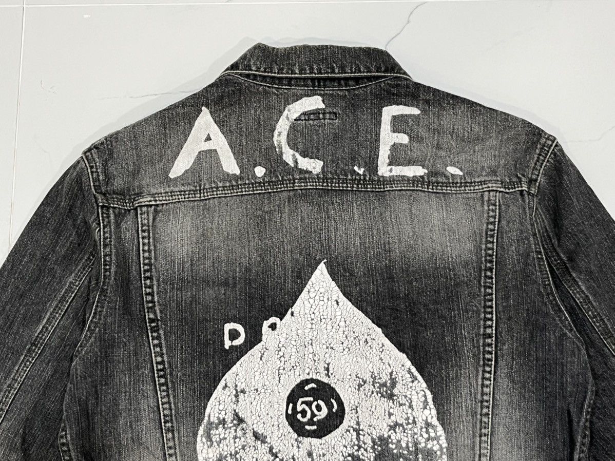 R.Newbold R.Newbold Ace Cafe London collaboration black denim jacket Size US L / EU 52-54 / 3 - 10 Thumbnail