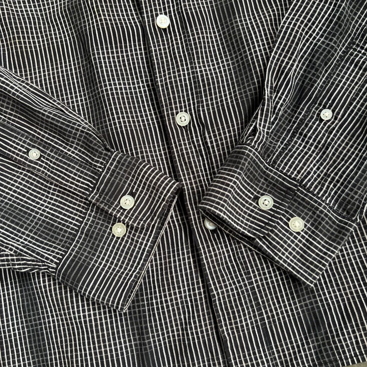 Yohji Yamamoto Vintage Sacsny by Yohji Yamamoto Gingham Long Sleeve Shirt Size US XL / EU 56 / 4 - 3 Thumbnail