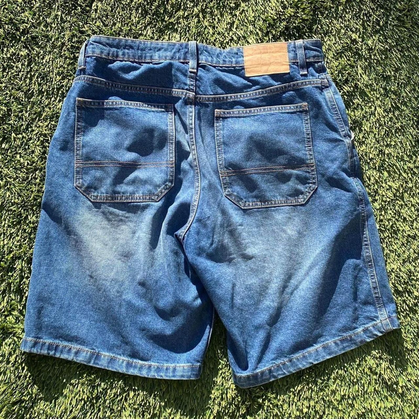 Cotton On Jorts Medium Wash Relaxed Baggy Size 32 Jean Shorts Size US 32 / EU 48 - 3 Thumbnail