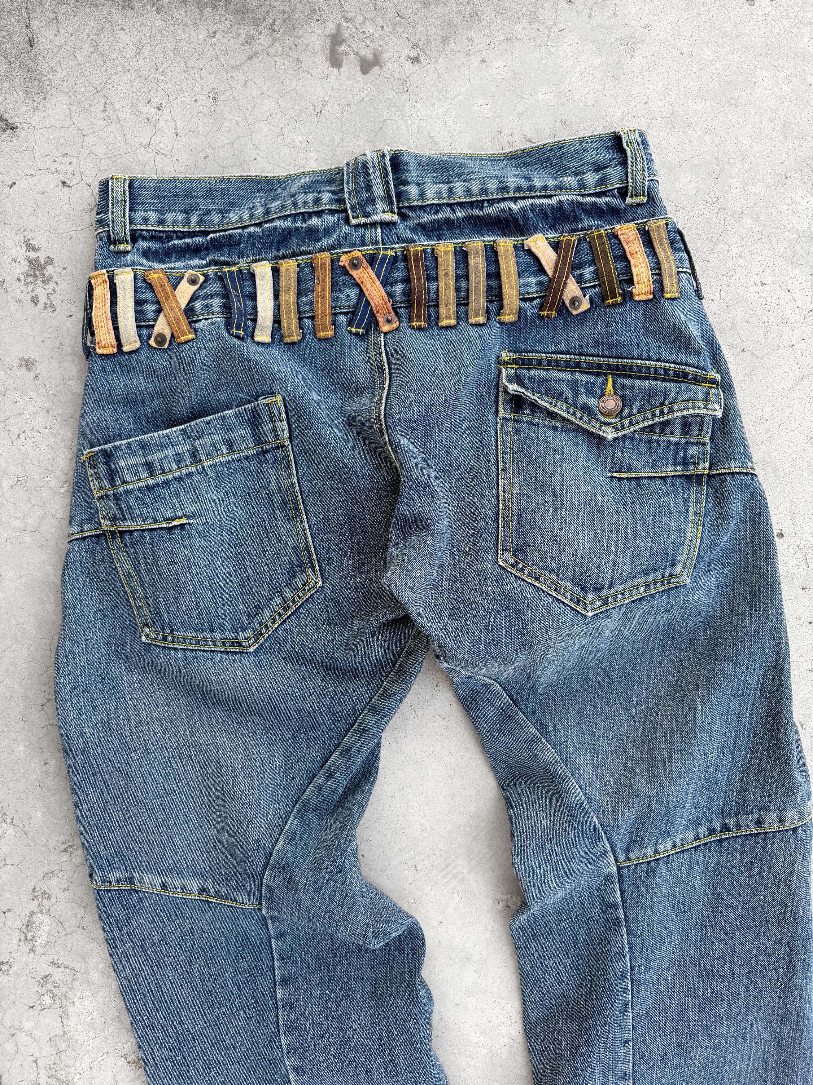 Japanese Brand Vintage breathmint by brthbreath double waist jeans Size US 32 / EU 48 - 1 Thumbnail