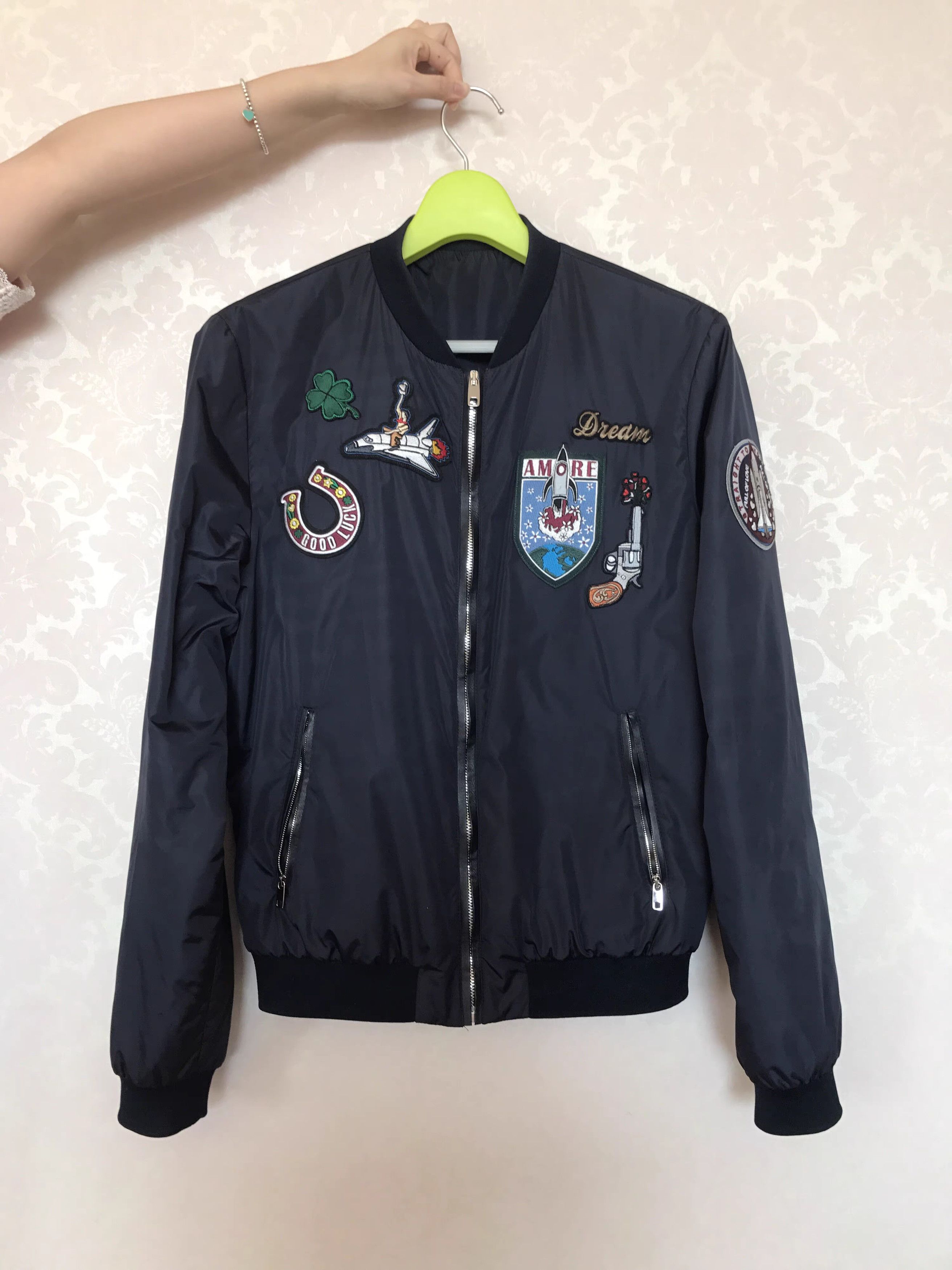 Dolce & Gabbana Dolce&Gabbana Embroidered Light Cotton Jacket K17 Size US M / EU 48-50 / 2 - 1 Thumbnail