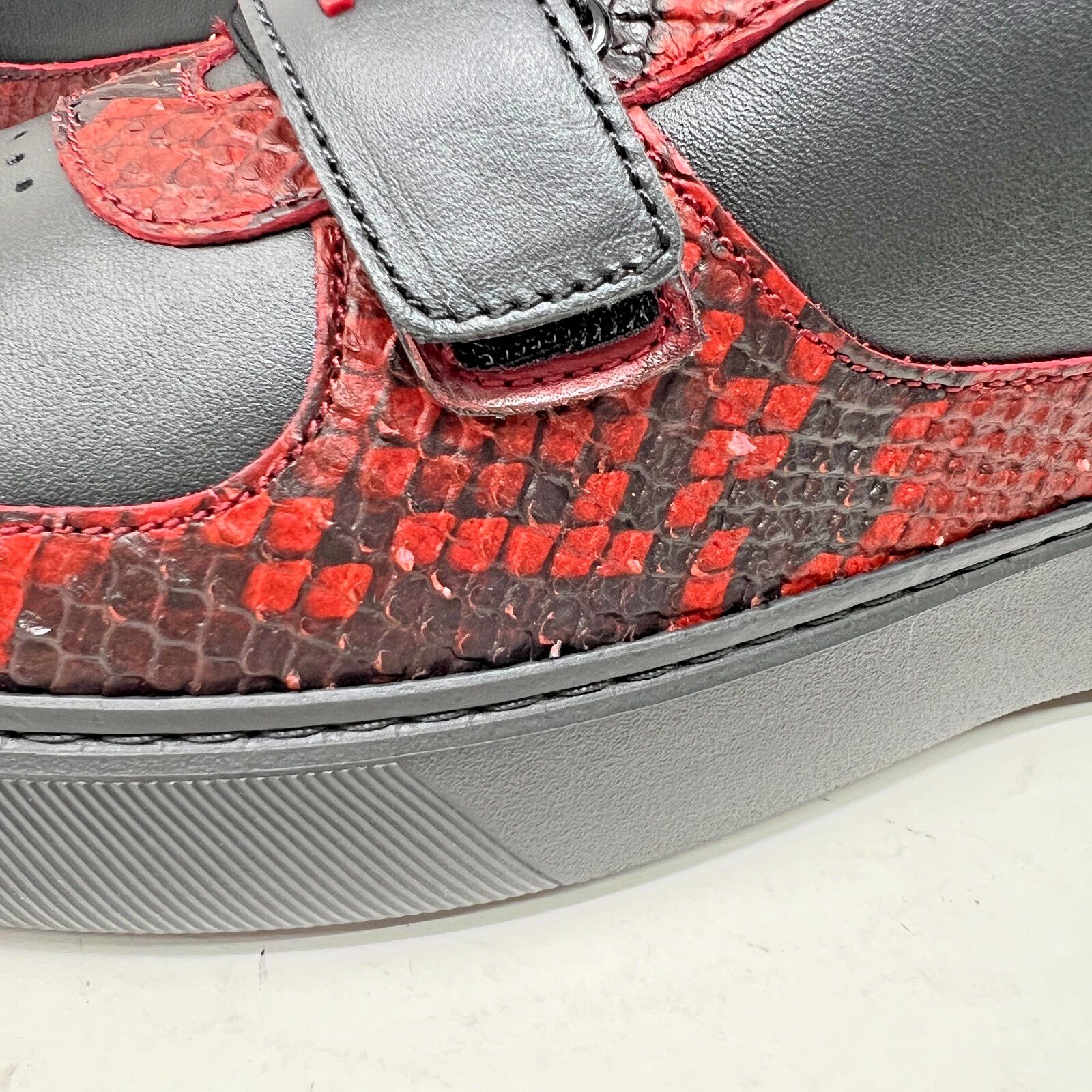 Bally BALLY Merryk Leather High Top Sneakers Red Black US 10 Size US 10 / EU 43 - 3 Thumbnail