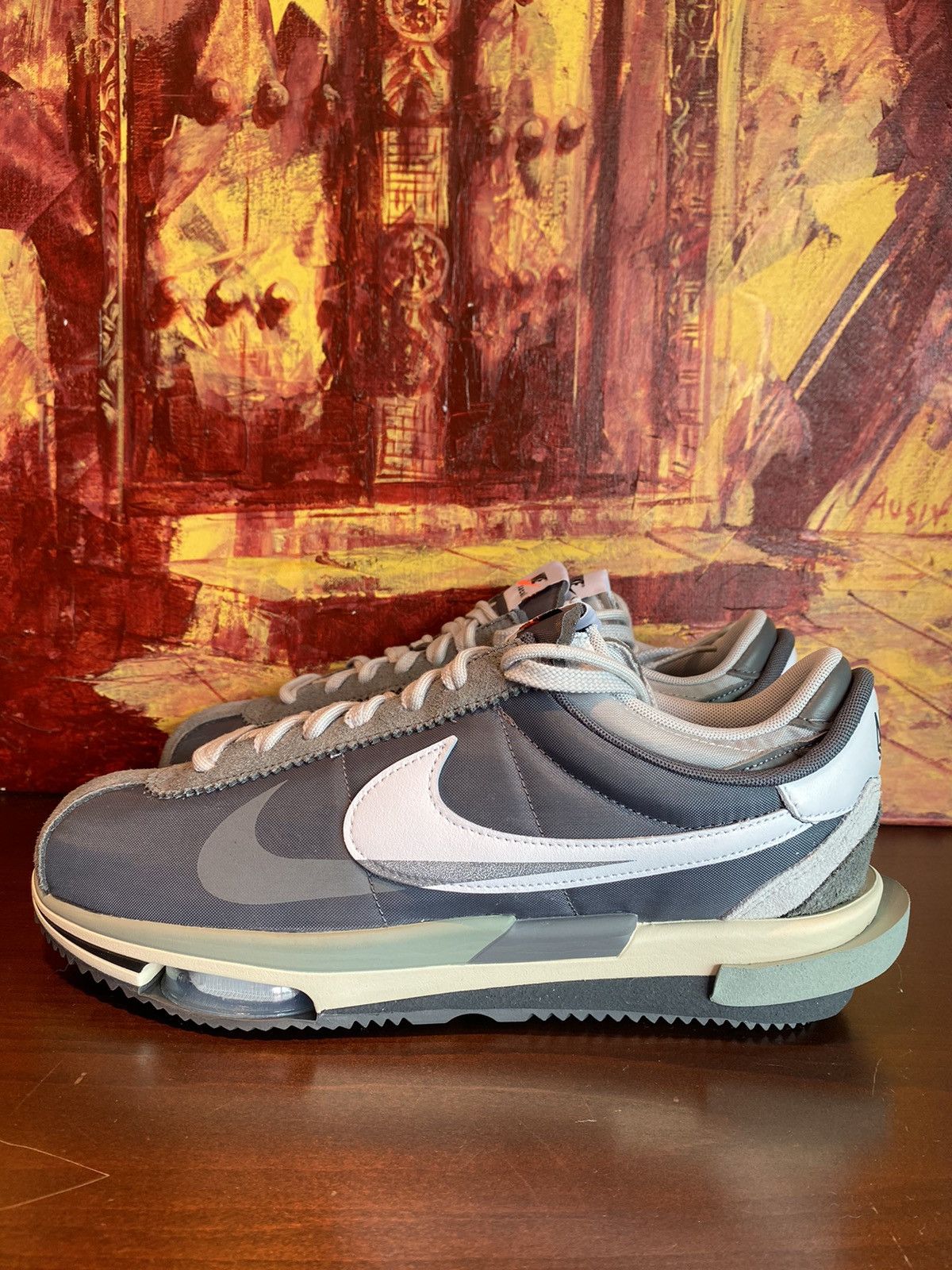 Nike × Sacai Nike Zoom Cortez SP Size US 11.5 / EU 44-45 - 3 Thumbnail