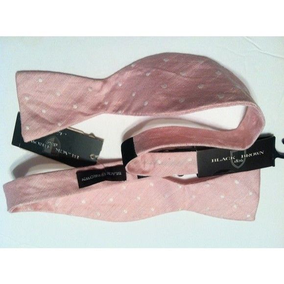 Black Brown 1826 BLACK BROWN 1826 MENS NEW BOW TIE Size ONE SIZE - 4 Thumbnail