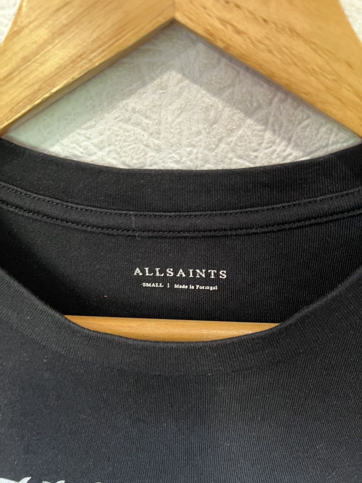 Allsaints Allsaints Black Basic T shirt Tee Allsaints loves someone Size US S / EU 44-46 / 1 - 3 Thumbnail