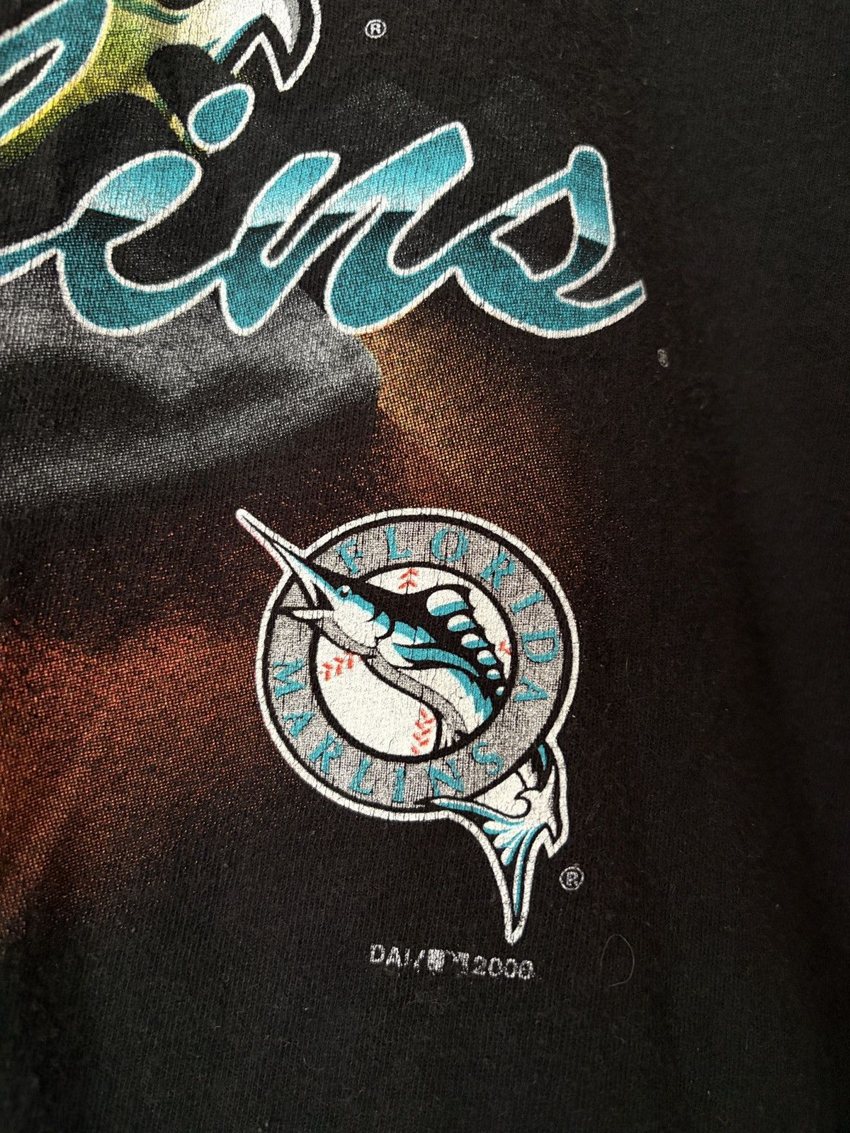 Vintage 2000 Vintage Florida Marlins Vintage T-shirt Size US L / EU 52-54 / 3 - 5 Thumbnail