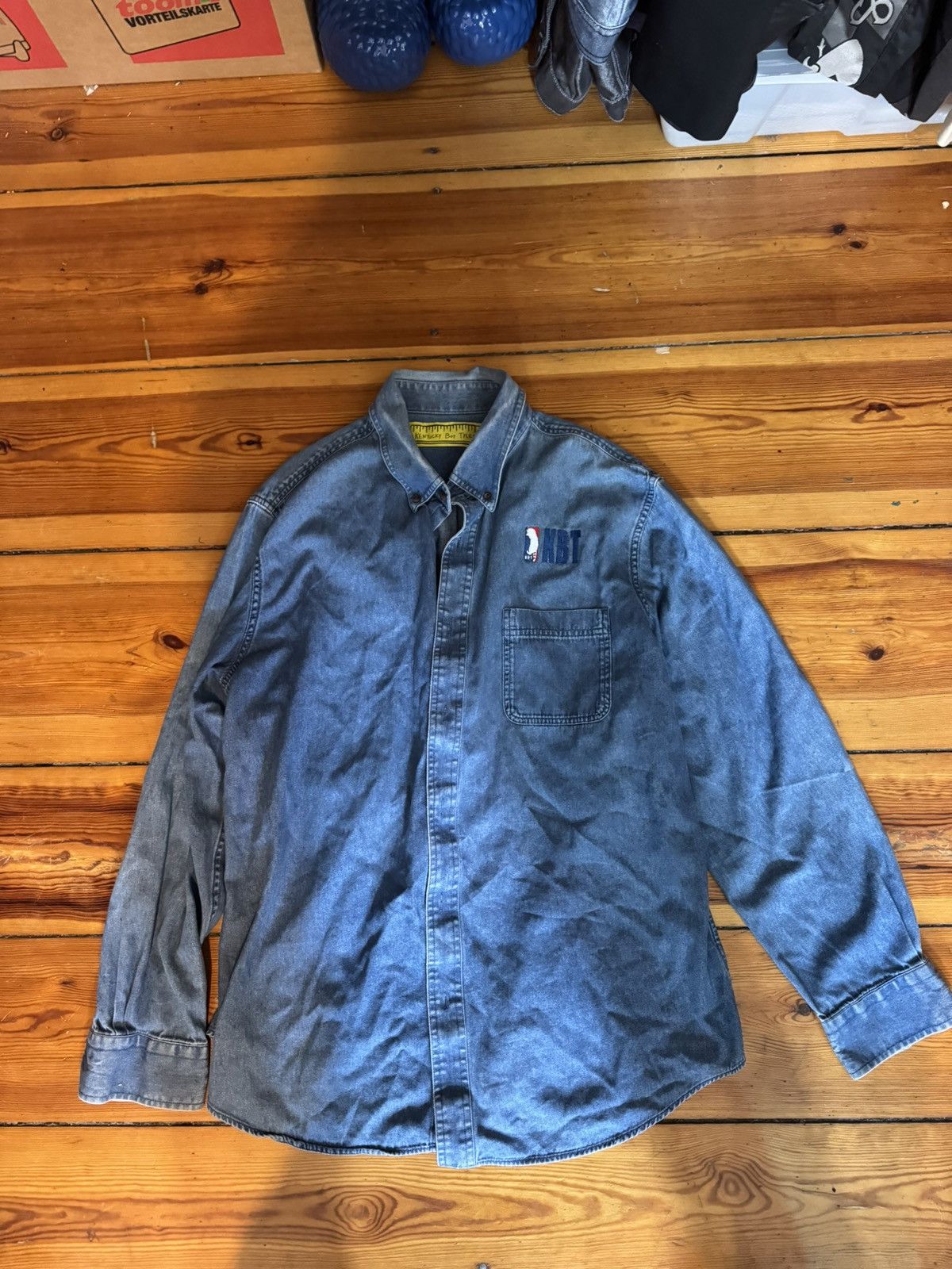 Asspizza × Kentucky Boy Tyler Kentucky Boy Tyler 1of1 Sample Denim Jacket Size US L / EU 52-54 / 3 - 5 Thumbnail