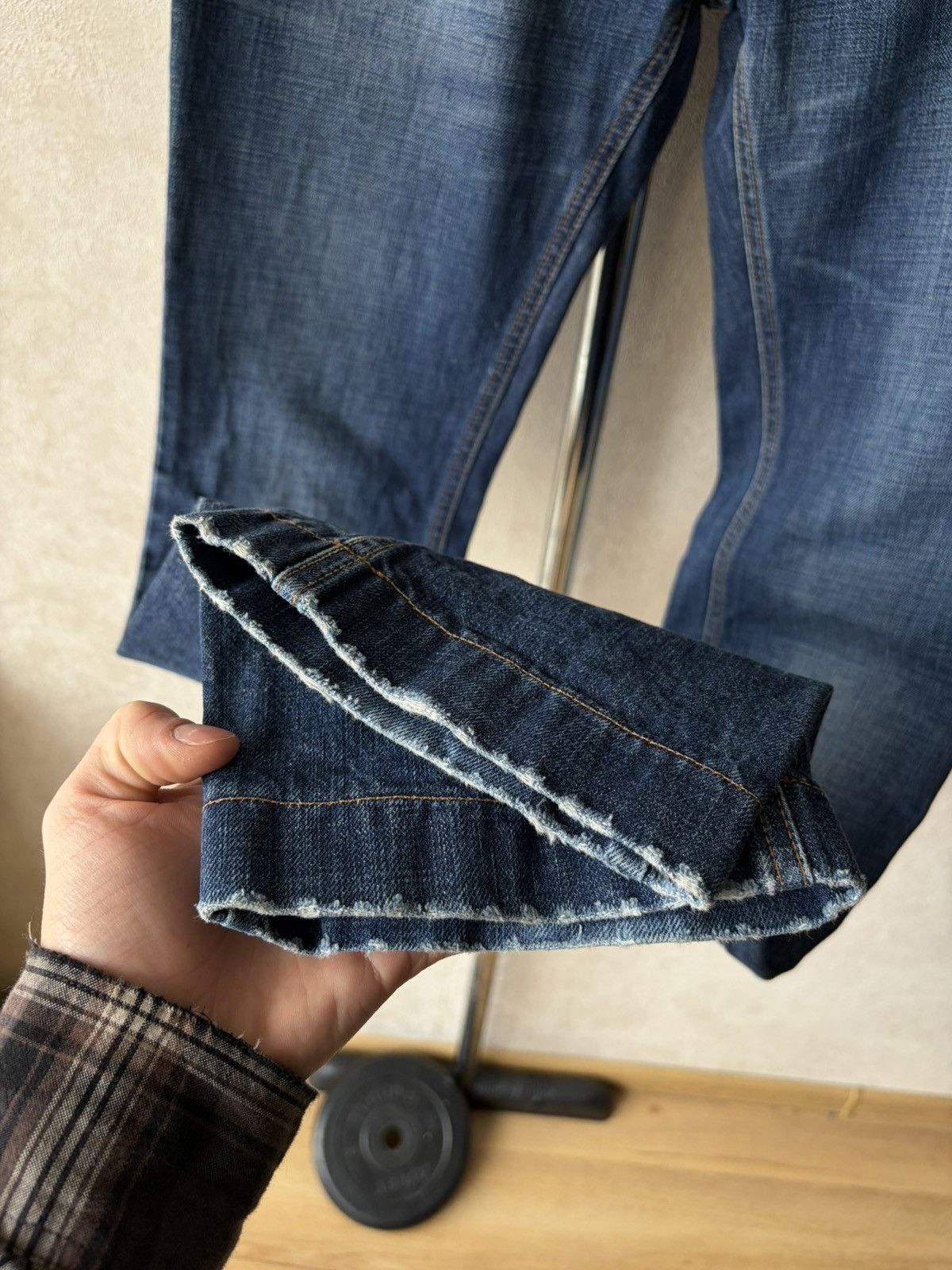 Dolce & Gabbana Dolce & Gabbana Logo Distressed Washed Denim Jeans Y2K 90s Size US 34 / EU 50 - 7 Thumbnail