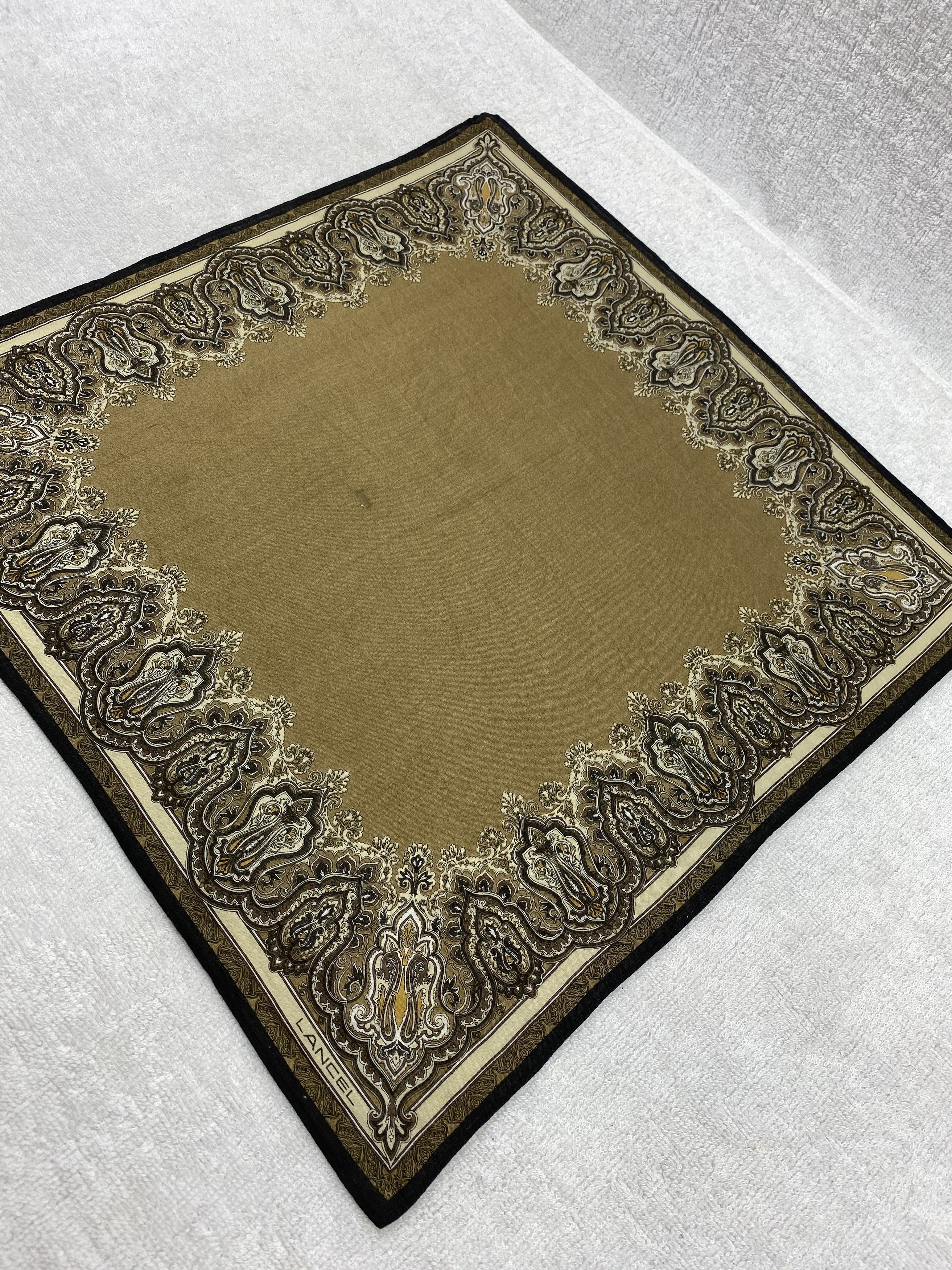 Lancel × Vintage ancel Paislee Handkerchief / Bandana / Neckerchief Size ONE SIZE - 4 Thumbnail