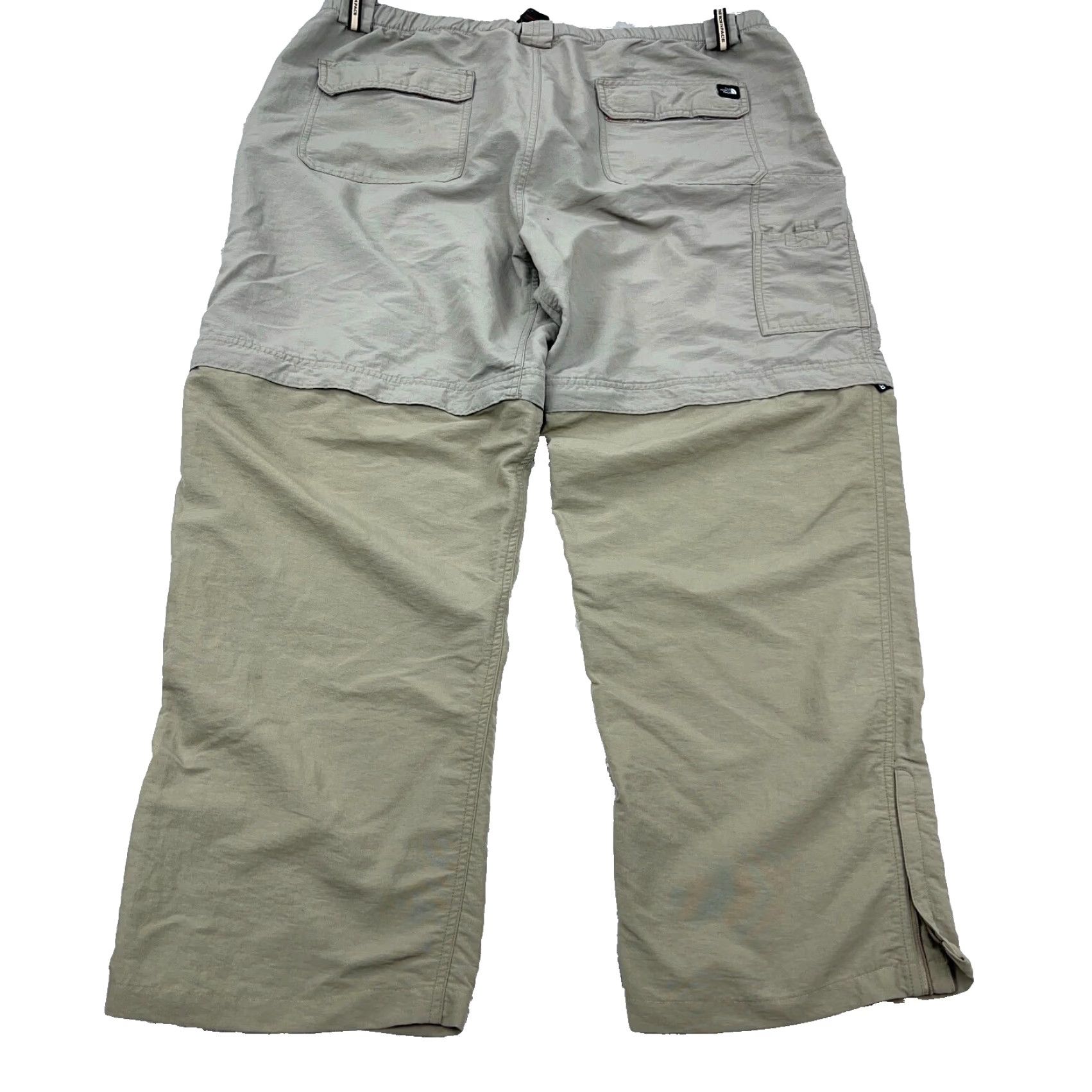 The North Face The North Face Pants Men XL 38x28 Tan Gray Convertible Outdoors Hiking Nylon Size US 36 / EU 52 - 2 Thumbnail