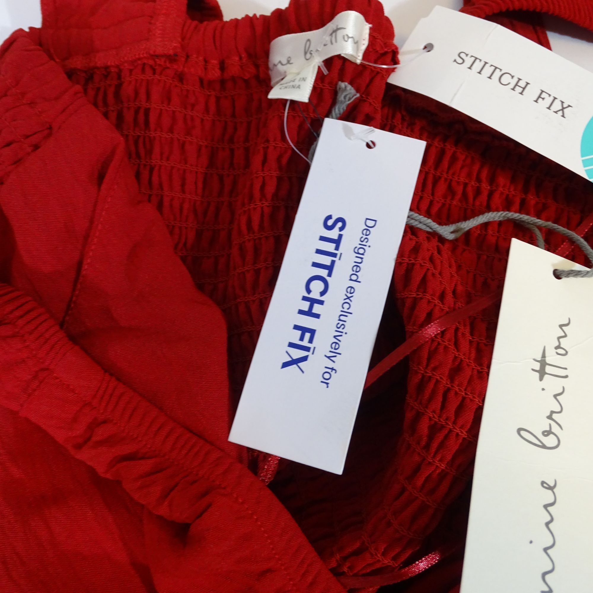 Other Nine Britton Holly Flutter Sleeve Dress Red Size XL Size XL / US 12-14 / IT 48-50 - 7 Thumbnail