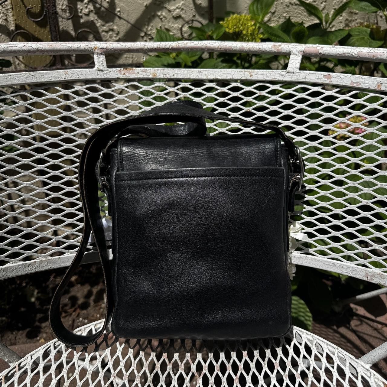 Coach Vintage Coach Black Leather Crossbody with Flap Size ONE SIZE - 2 Thumbnail