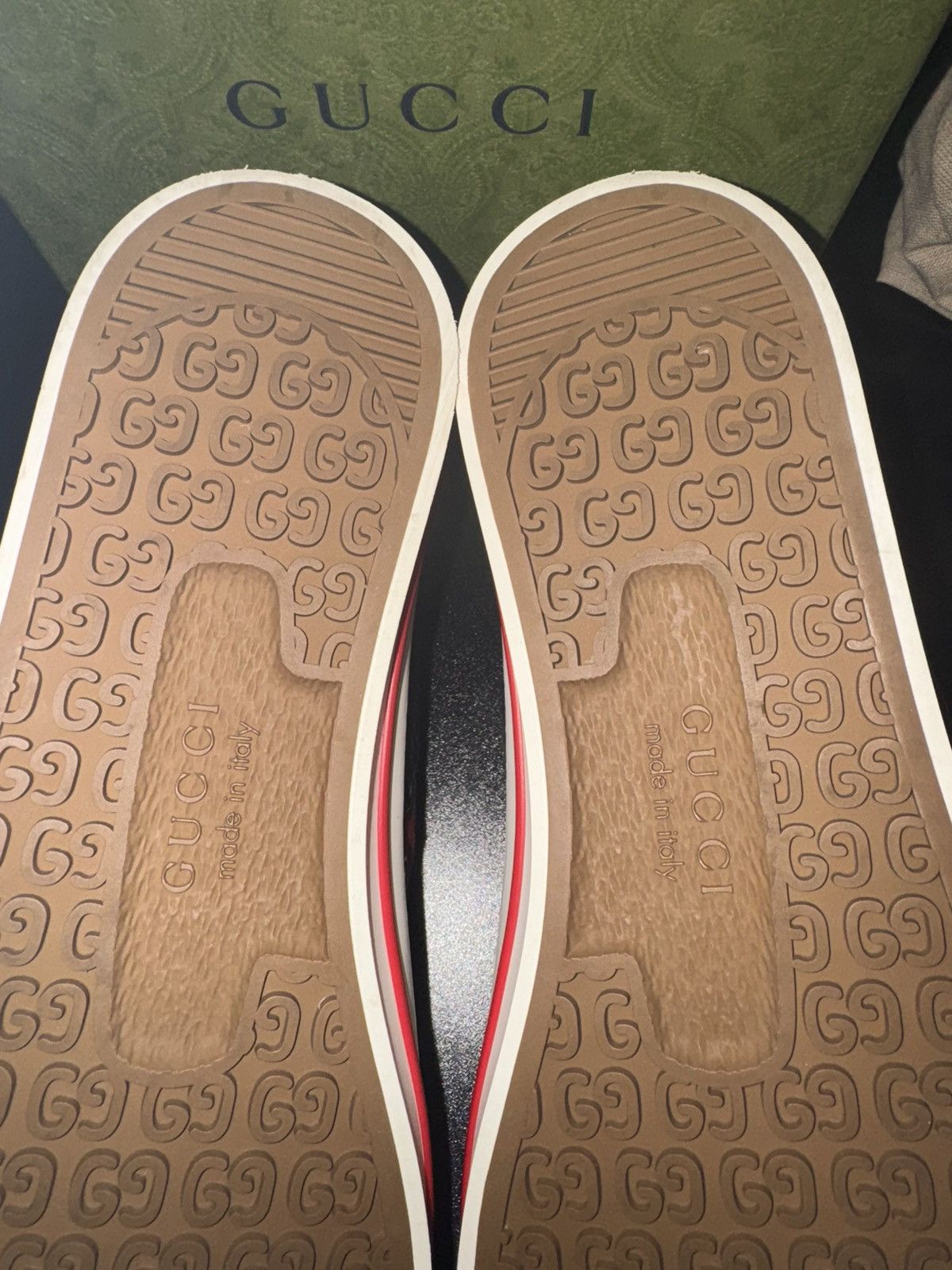Designer × Gucci Gucci Tennis 1977 GG Logo Sneakers size 7+ - US 10 Size US 10 / EU 43 - 9 Thumbnail