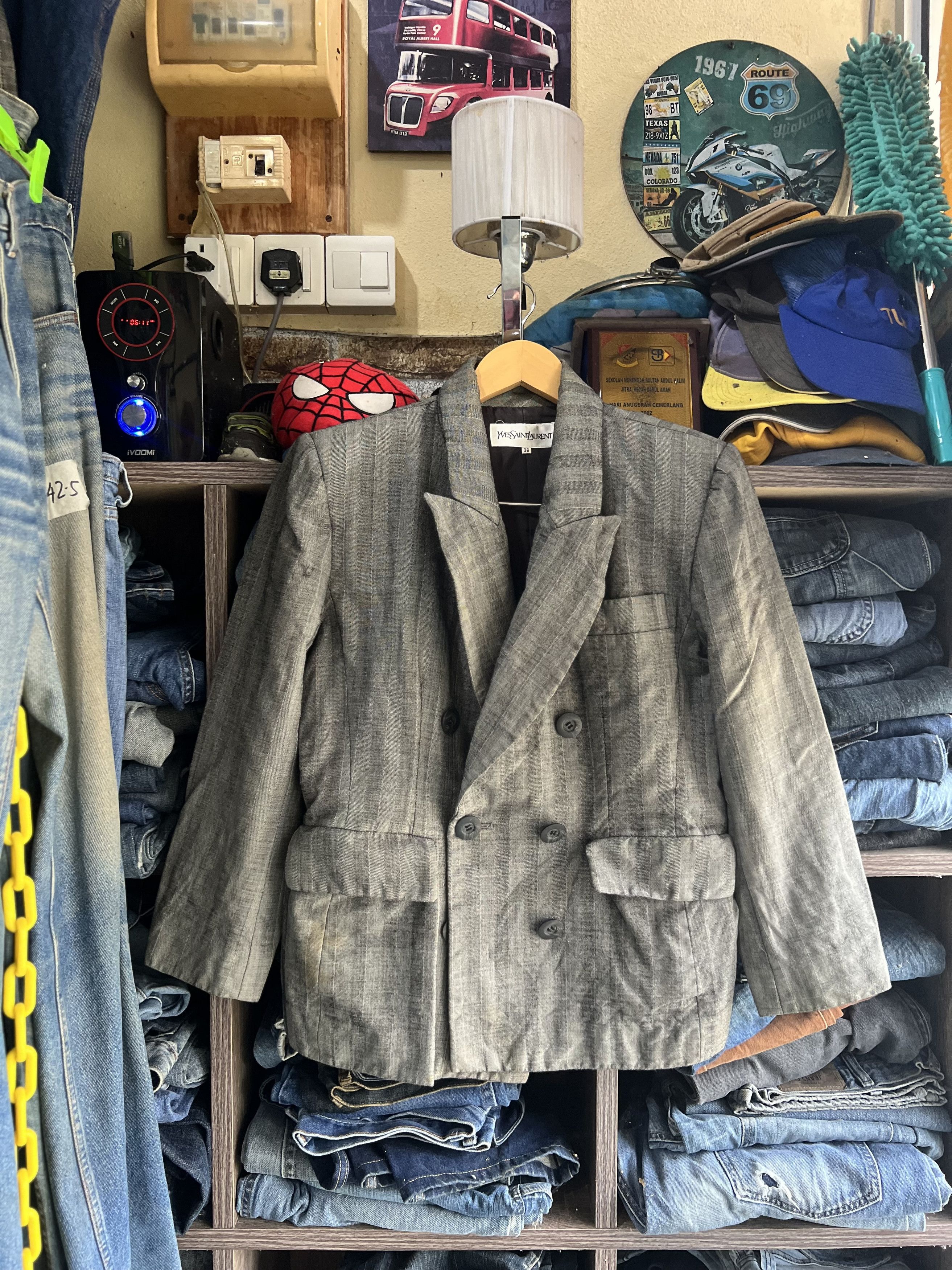 Yves Saint Laurent 🔥Vintage Yves Saint Laurent Blazer Size M / US 6-8 / IT 42-44 - 17 Thumbnail