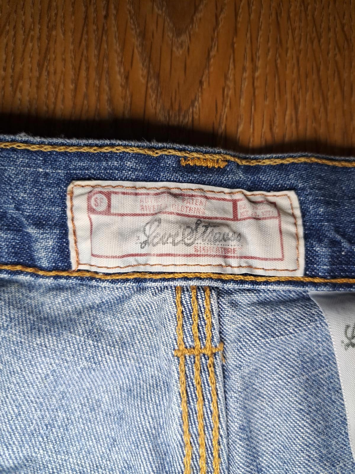 Levi's Levis Carpenter Denim Jeans Mens 34x28 Blue Cotton Husky Size US 34 / EU 50 - 2 Thumbnail