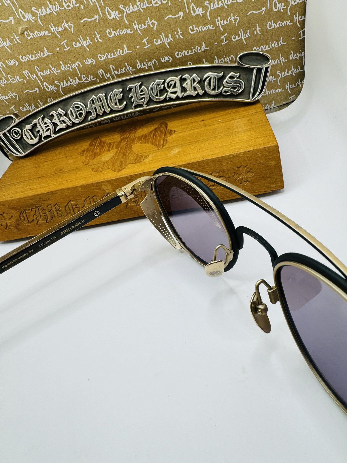 Chrome Hearts Chrome Hearts Preyank 2 Sunglasses Size ONE SIZE - 7 Thumbnail