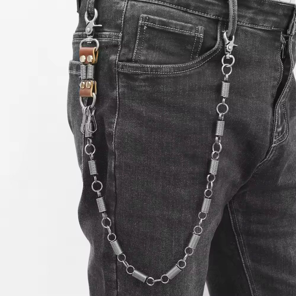 Vintage Metal spring pants chain Size ONE SIZE - 1 Thumbnail