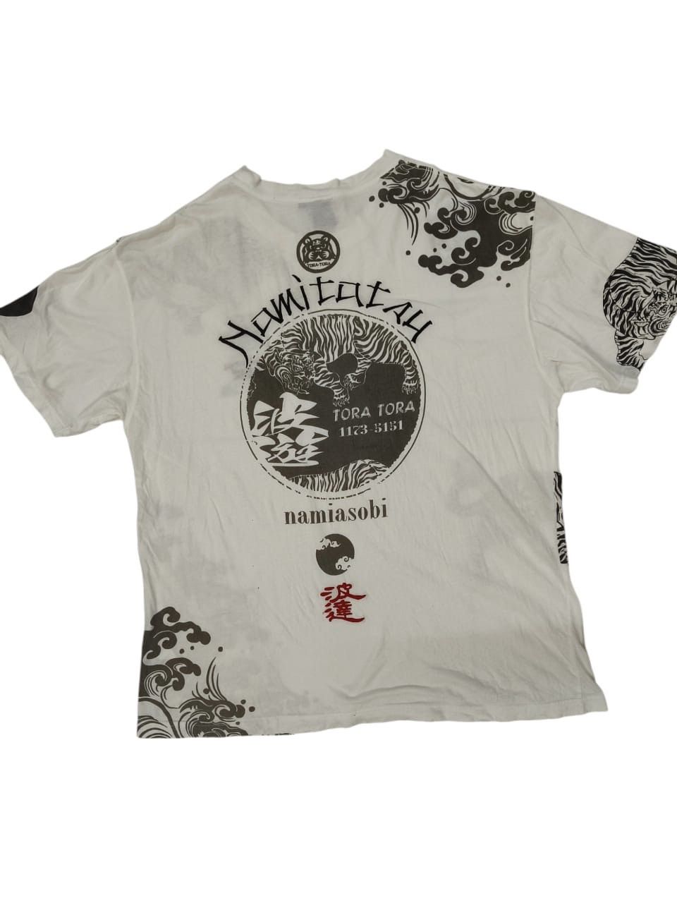 Japanese Brand VINTAGE SUKAJAN NAMIASOBI TORA-TORA Size US XL / EU 56 / 4 - 1 Thumbnail