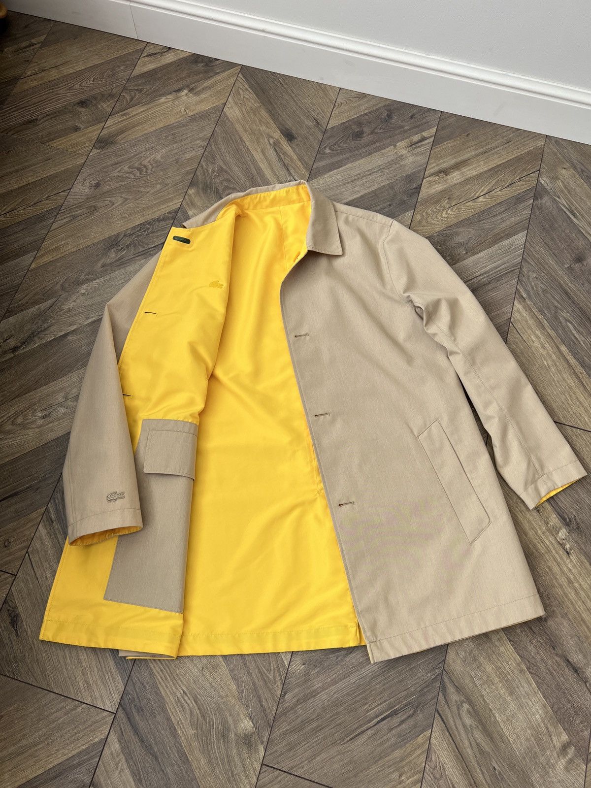 Lacoste × Vintage Vintage Lacoste Reversible Water Resistant Coat Size US S / EU 44-46 / 1 - 1 Thumbnail
