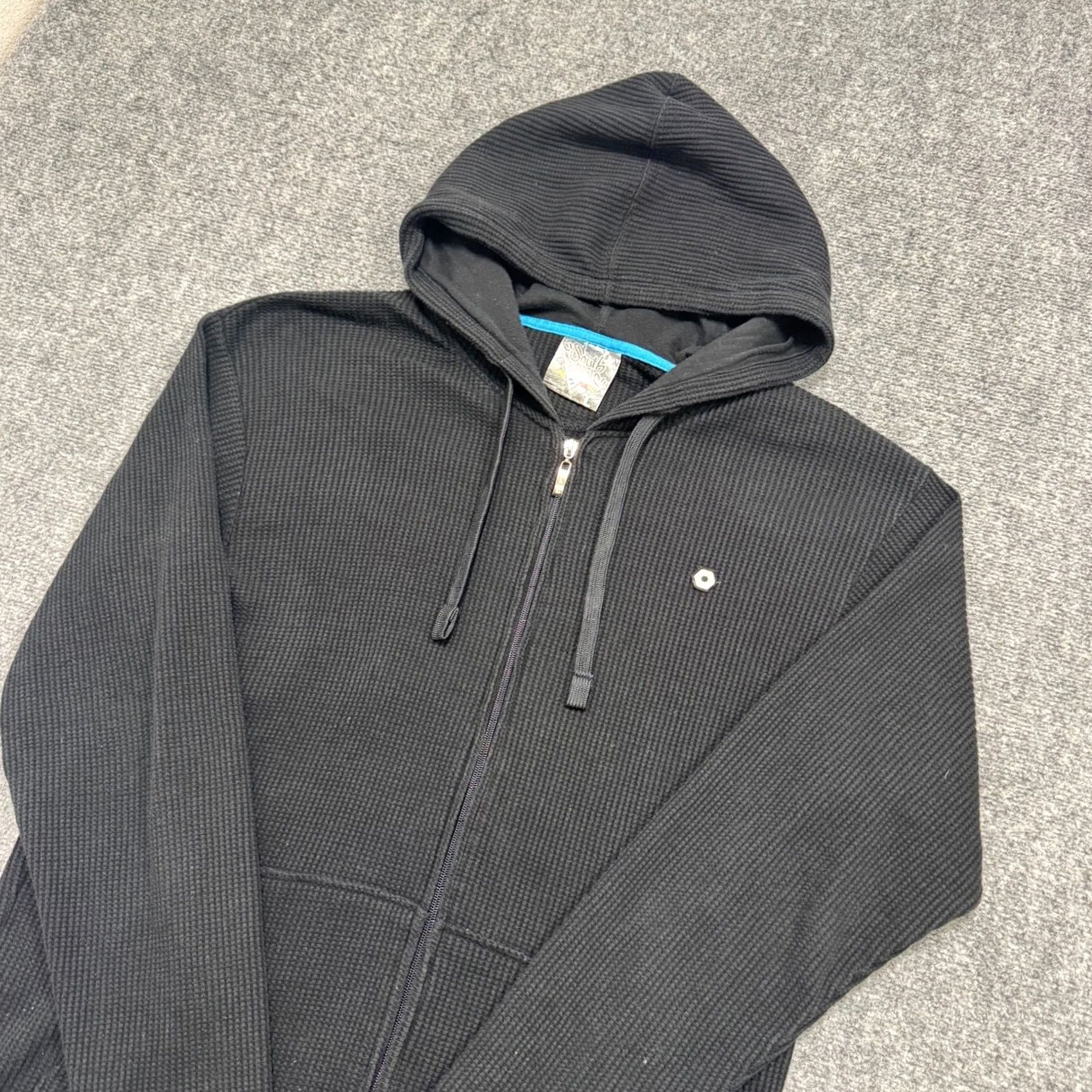 Southpole Southpole Jacket Mens L Black Cotton Thermal Y2K Grunge Skater Hooded Slim Jacket Size US L / EU 52-54 / 3 - 2 Thumbnail