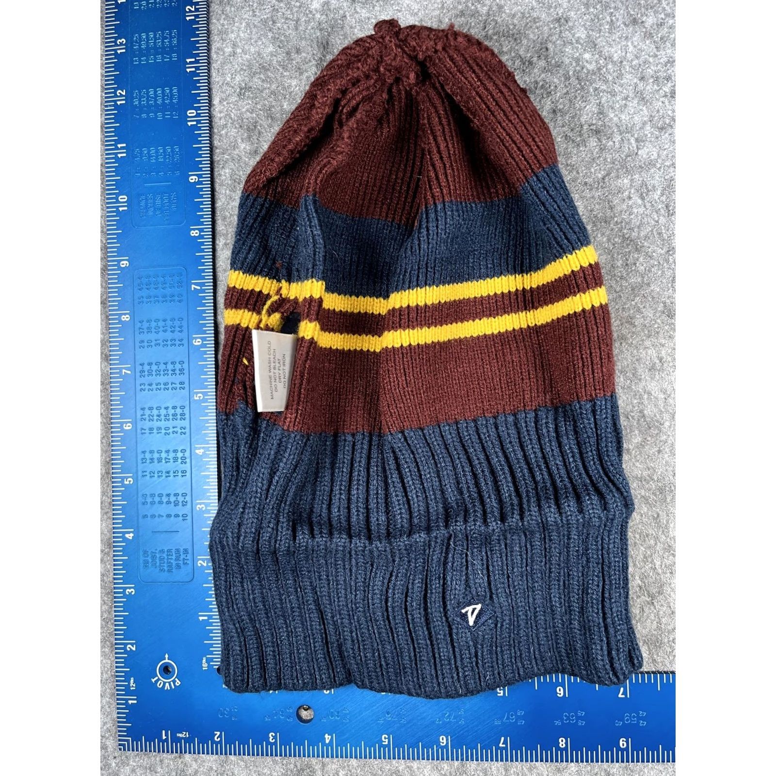 Sperry Sperry Beanie Mens One Size Multicolor Striped Knit Nautical Winter Hat Size ONE SIZE - 5 Thumbnail