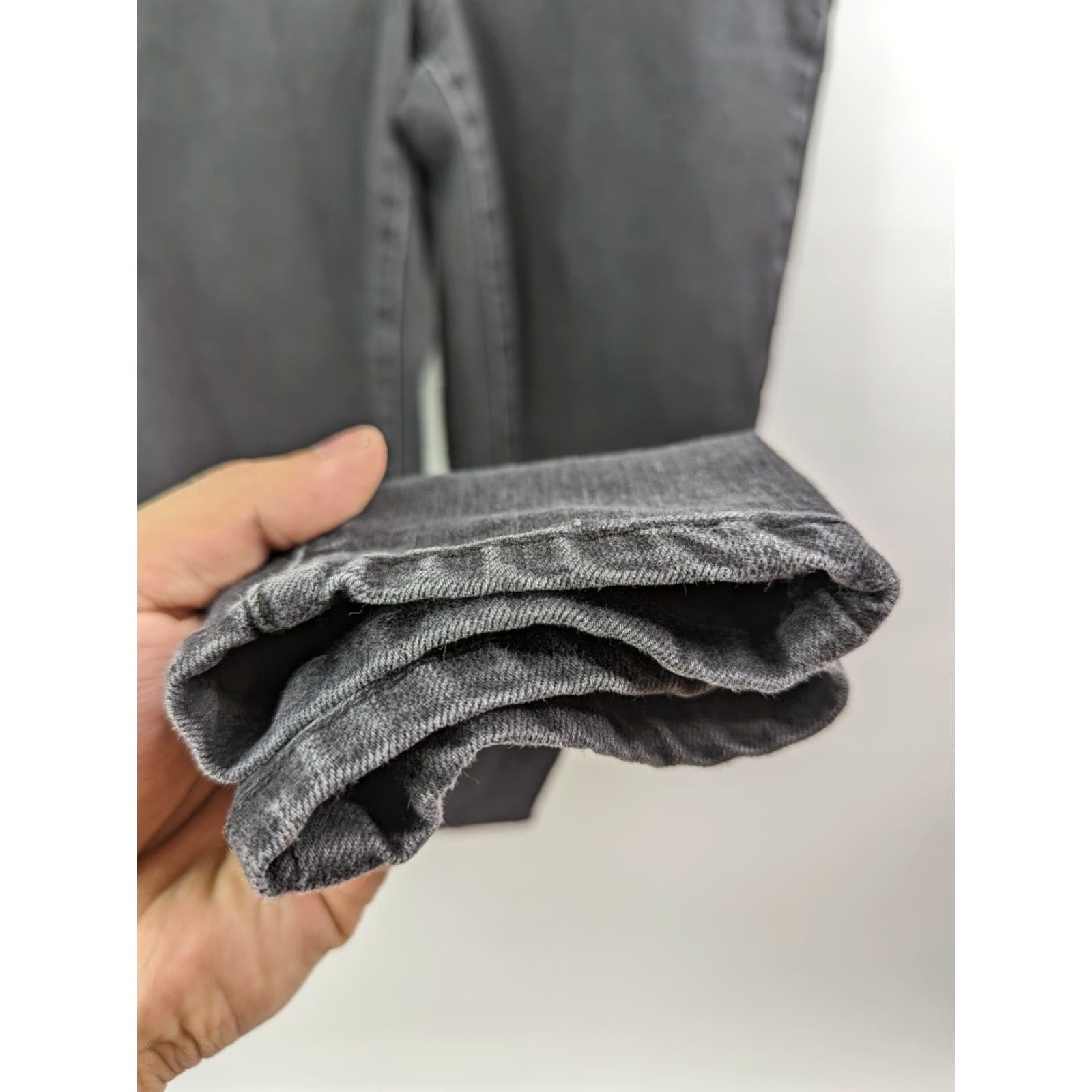 Vintage Maurices Everflex High Rise Skinny Jeans Black Wash Stretch Denim Size 4 Reg Size 27" / US 4 / IT 40 - 4 Thumbnail