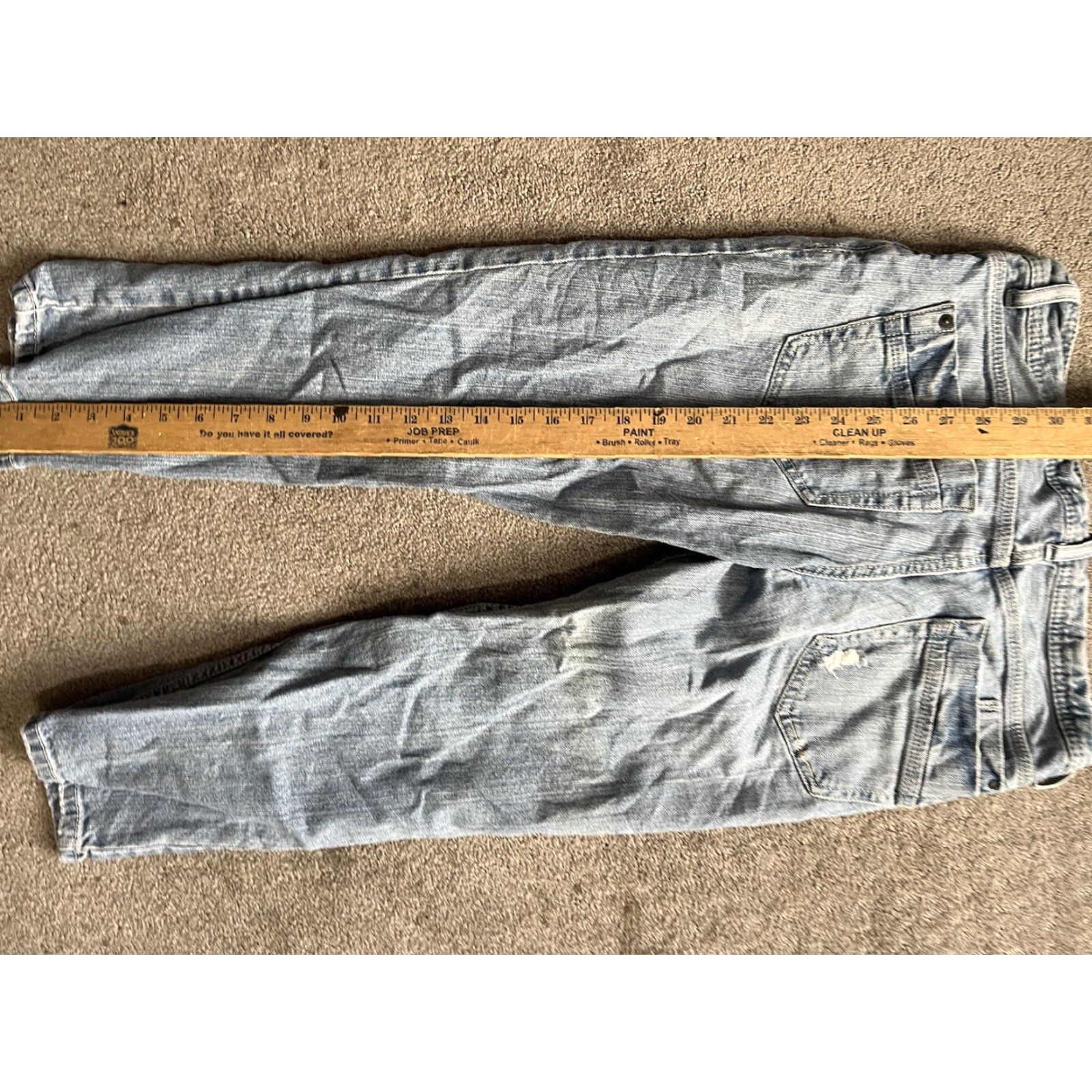 Aeropostale Aeropostale Women's Jeans Size 5/6 Capris Distressed Cropped Light Wash Junior's Size 27" / US 4 / IT 40 - 6 Thumbnail