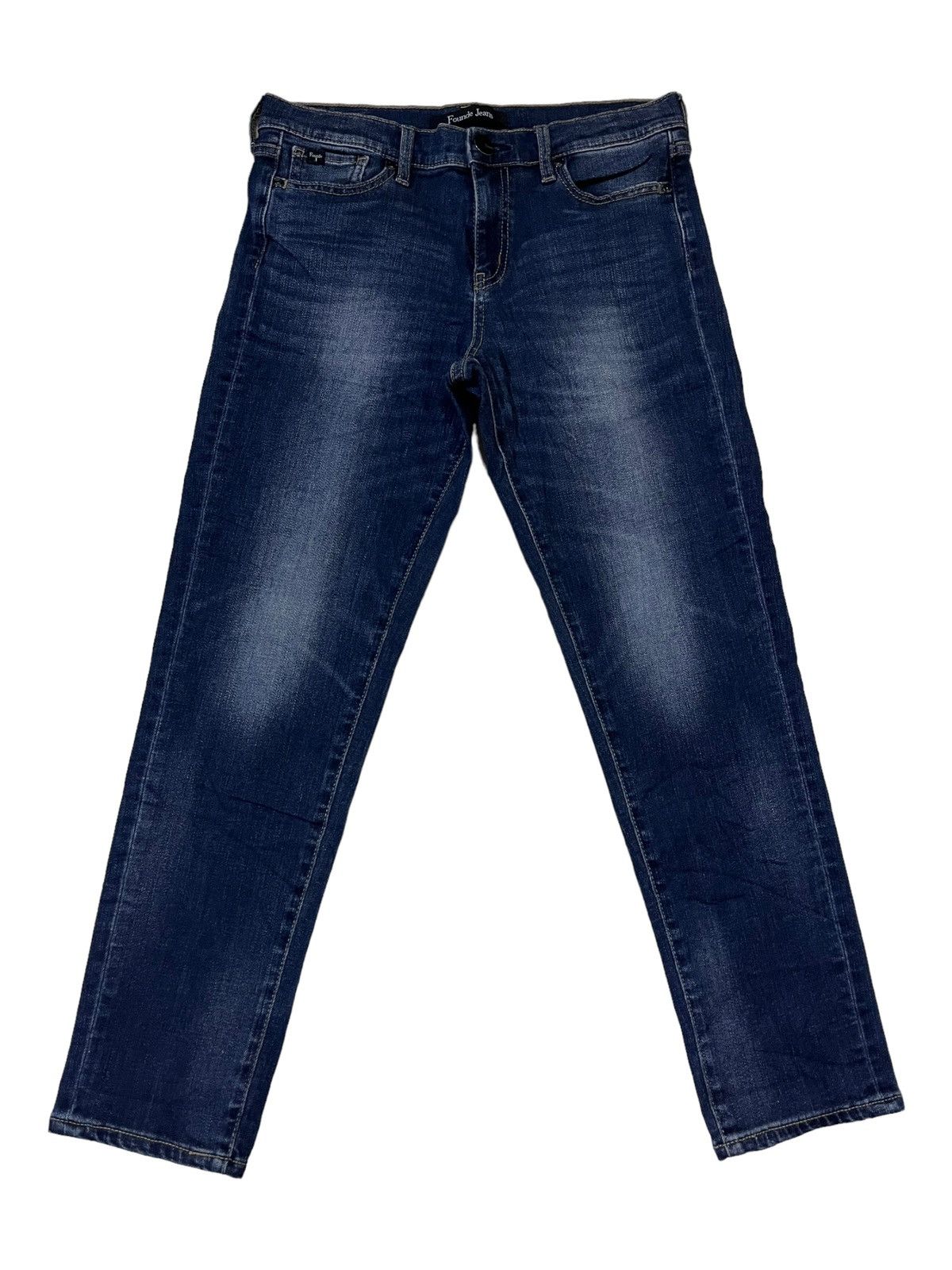 Japanese Brand Founde Jeans Slim Fits Cropped Jeans Size 30" / US 8 / IT 44 - 1 Thumbnail