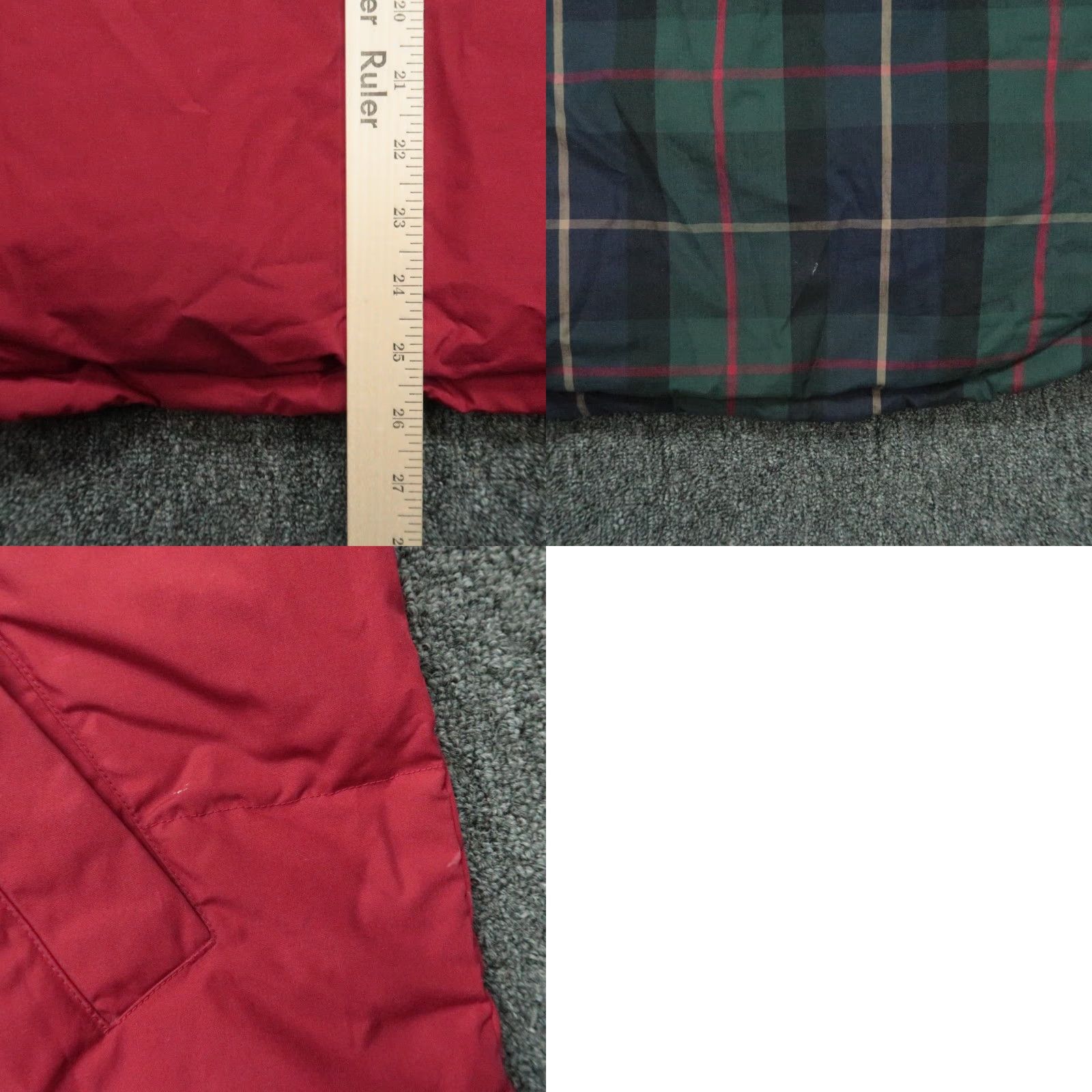 Eddie Bauer VINTAGE Eddie Bauer Vest Men L Green Red Blue Plaid Goose Down Reversible Full Zip Puffer Jacket Size US L / EU 52-54 / 3 - 9 Thumbnail