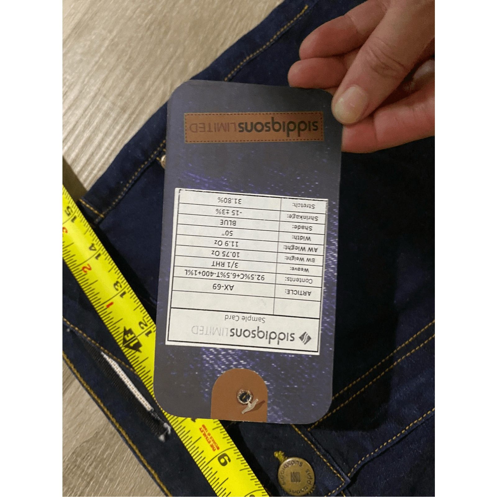 & Other Stories Siddiqsons Limited NWT Dark Blue Jeans, Straight Size 29 " Size 29" - 6 Thumbnail
