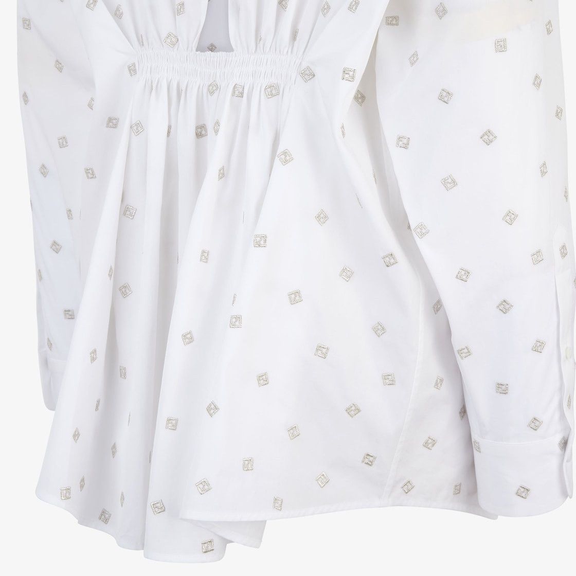 Fendi o1s1wg110825 Dress in White Size XL / US 12-14 / IT 48-50 - 3 Thumbnail