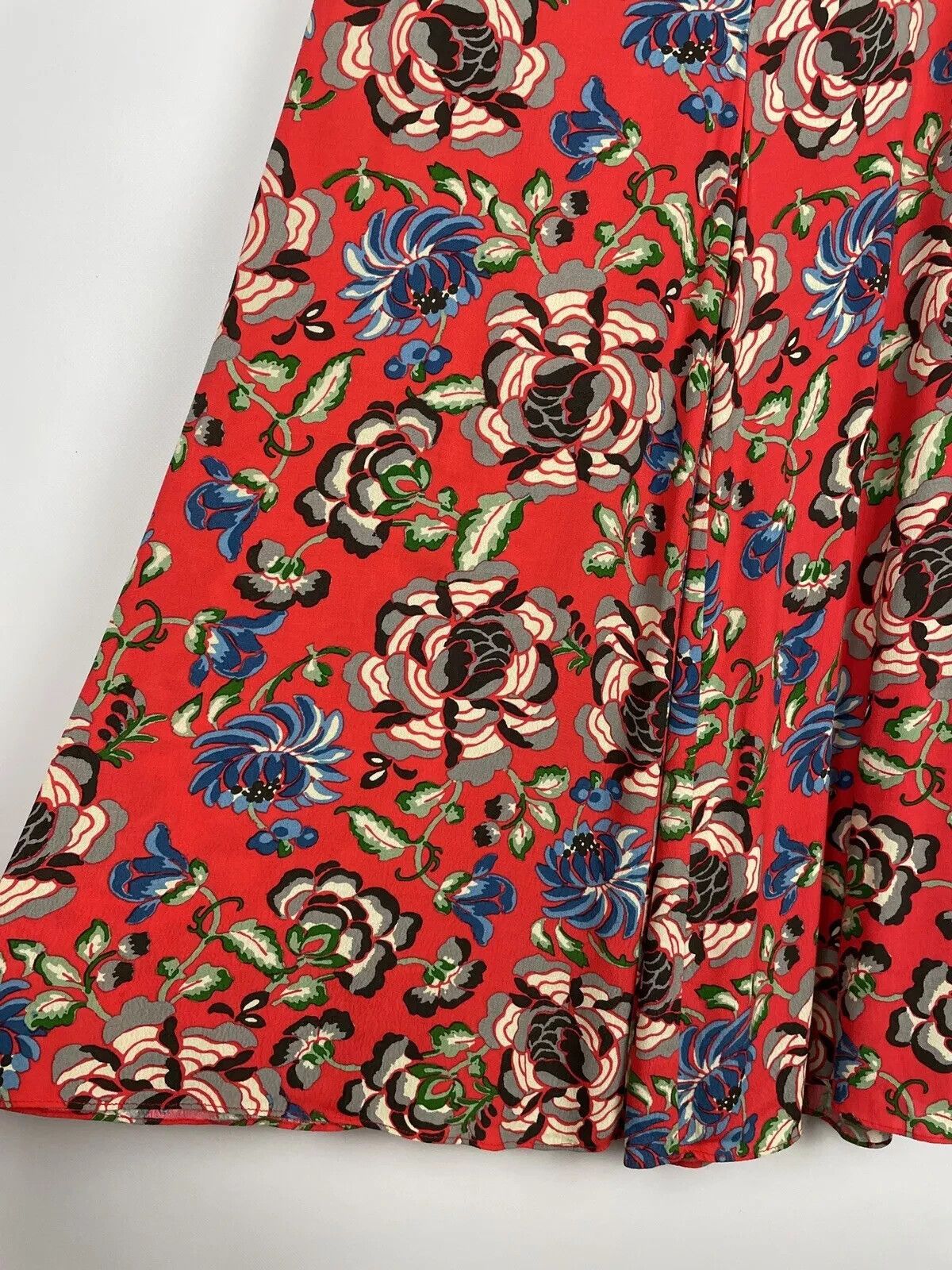 Free People Free People Pants Wide Leg Flare Viscose Summer Floral Size 27" / US 4 / IT 40 - 3 Thumbnail