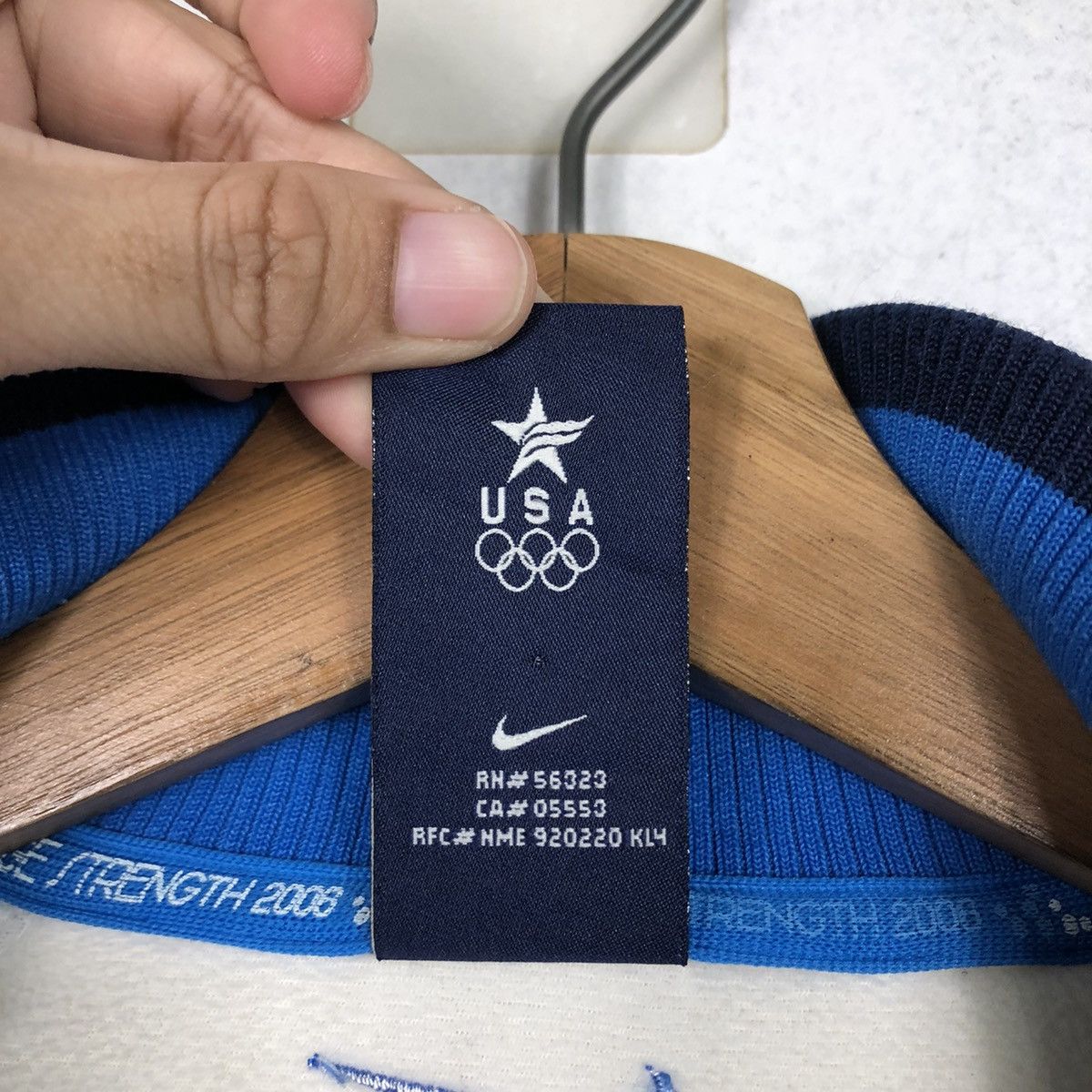 Nike 📌Vintage Zipper Jacket Nike Olympic Usa Torino 2006 Size US M / EU 48-50 / 2 - 21 Thumbnail